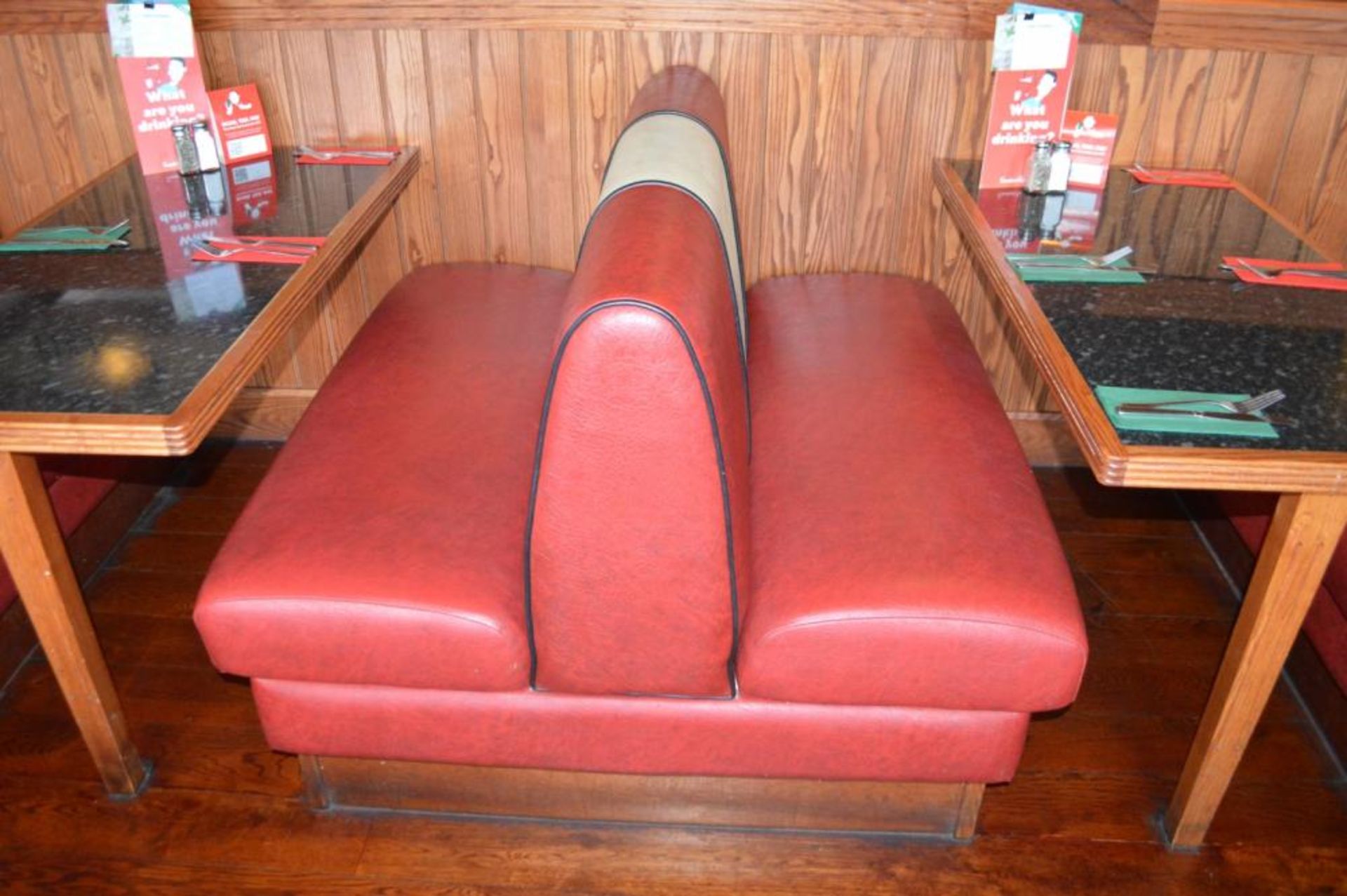 1 x Selection of Cosy Bespoke Seating Booths in a 1950's Retro American Diner Design With Dining Tab - Image 19 of 30