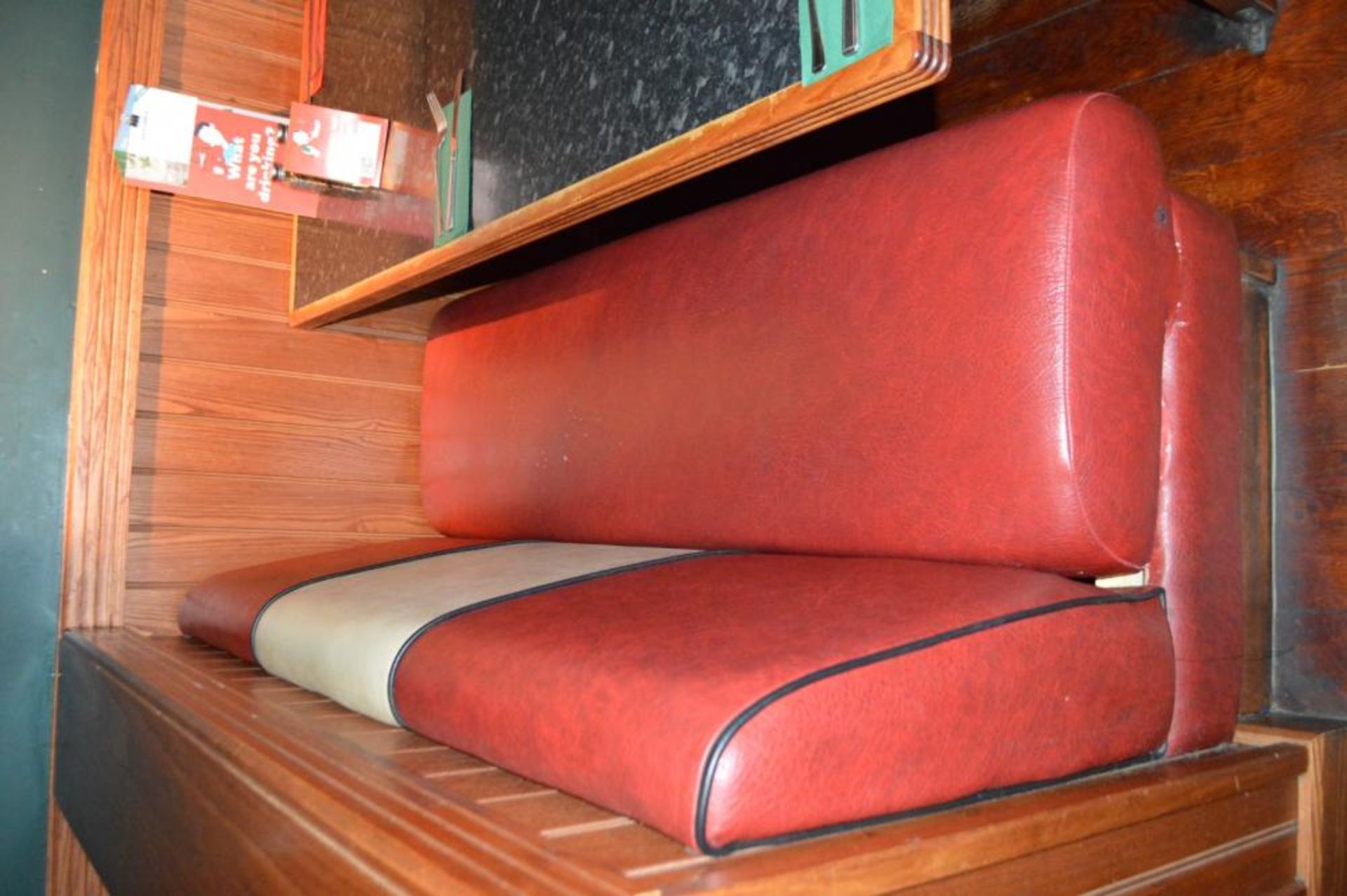 1 x Selection of Cosy Bespoke Seating Booths in a 1950's Retro American Diner Design With Dining Tab - Image 7 of 10