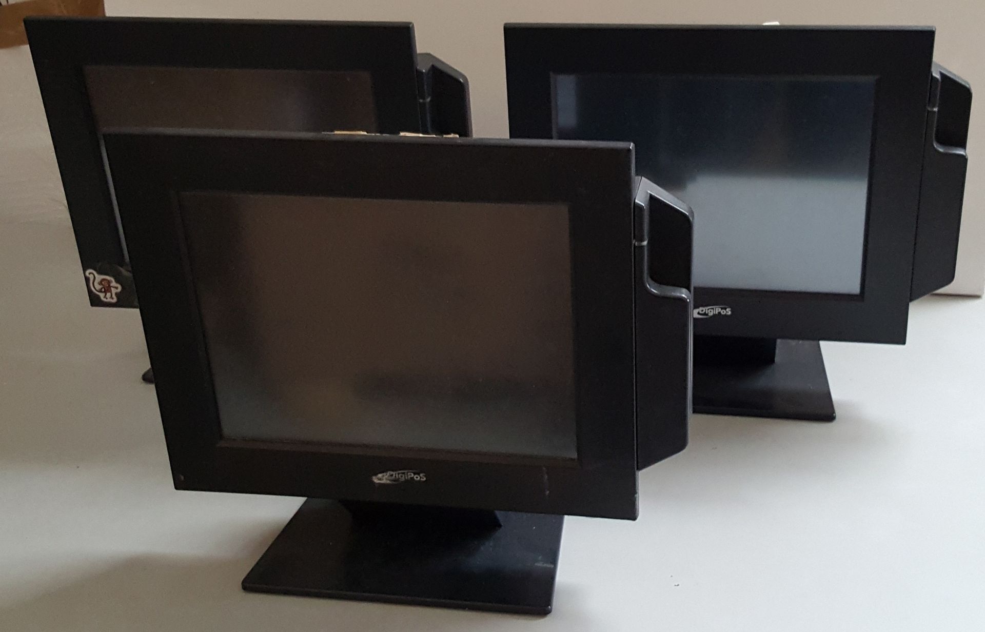 3 x Digipos 401 12" Display Touch Screen Monitor - Ref RC138 - CL011 - Location: Altrincham WA14