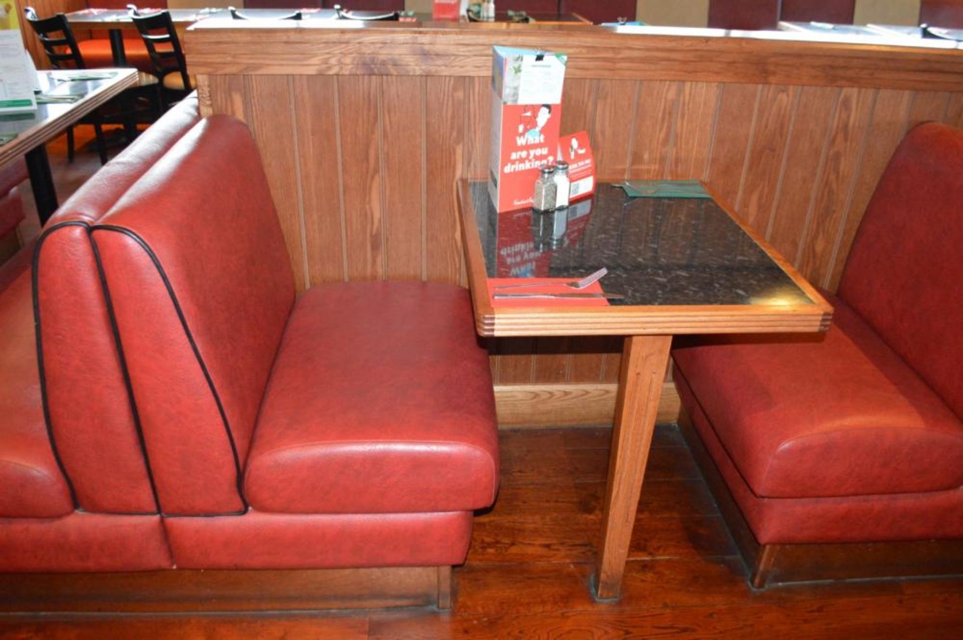 1 x Selection of Cosy Bespoke Seating Booths in a 1950's Retro American Diner Design With Dining Tab - Image 28 of 30