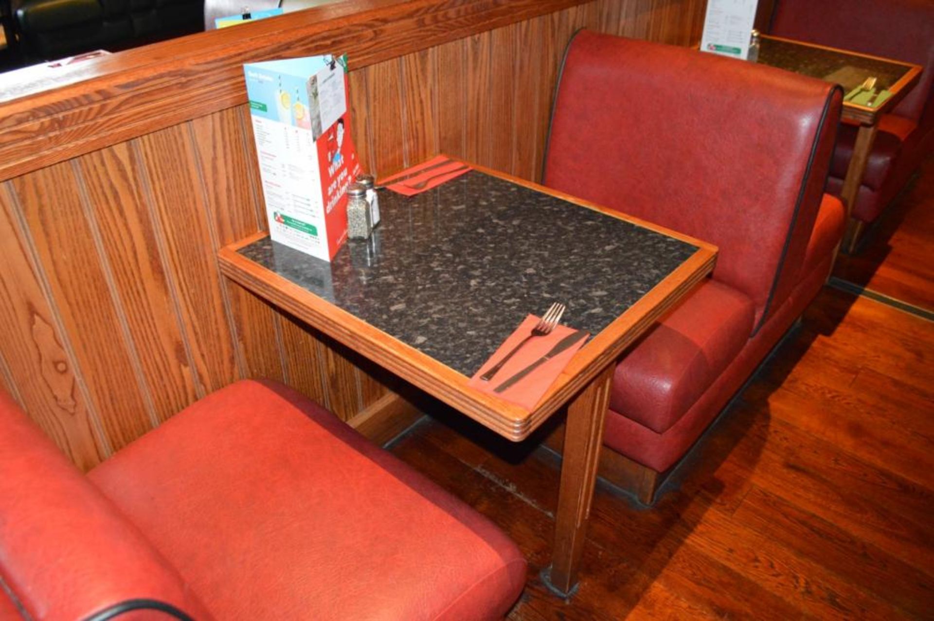 1 x Selection of Cosy Bespoke Seating Booths in a 1950's Retro American Diner Design With Dining Tab - Image 23 of 30