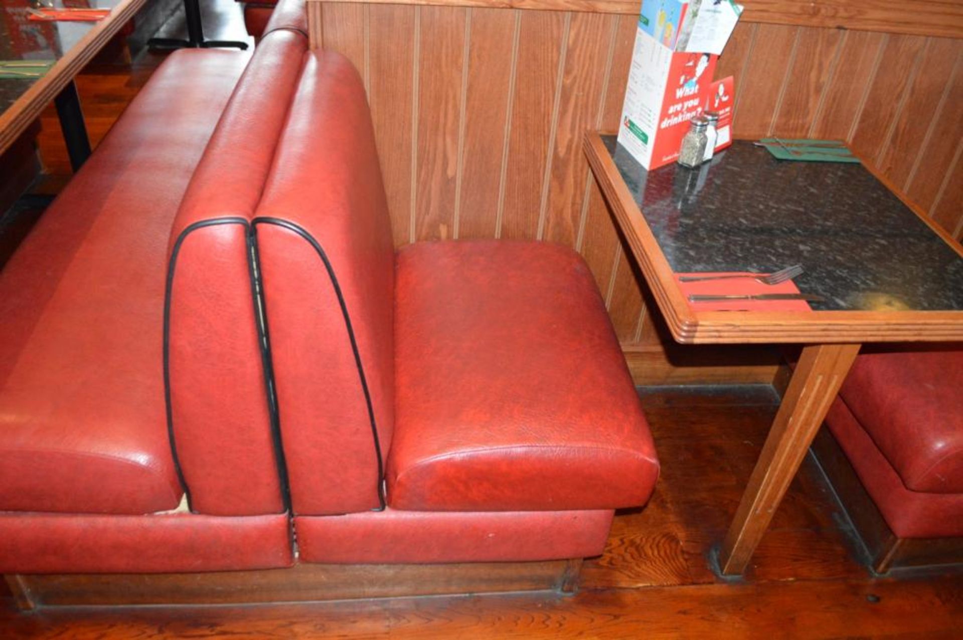 1 x Selection of Cosy Bespoke Seating Booths in a 1950's Retro American Diner Design With Dining Tab - Image 16 of 30