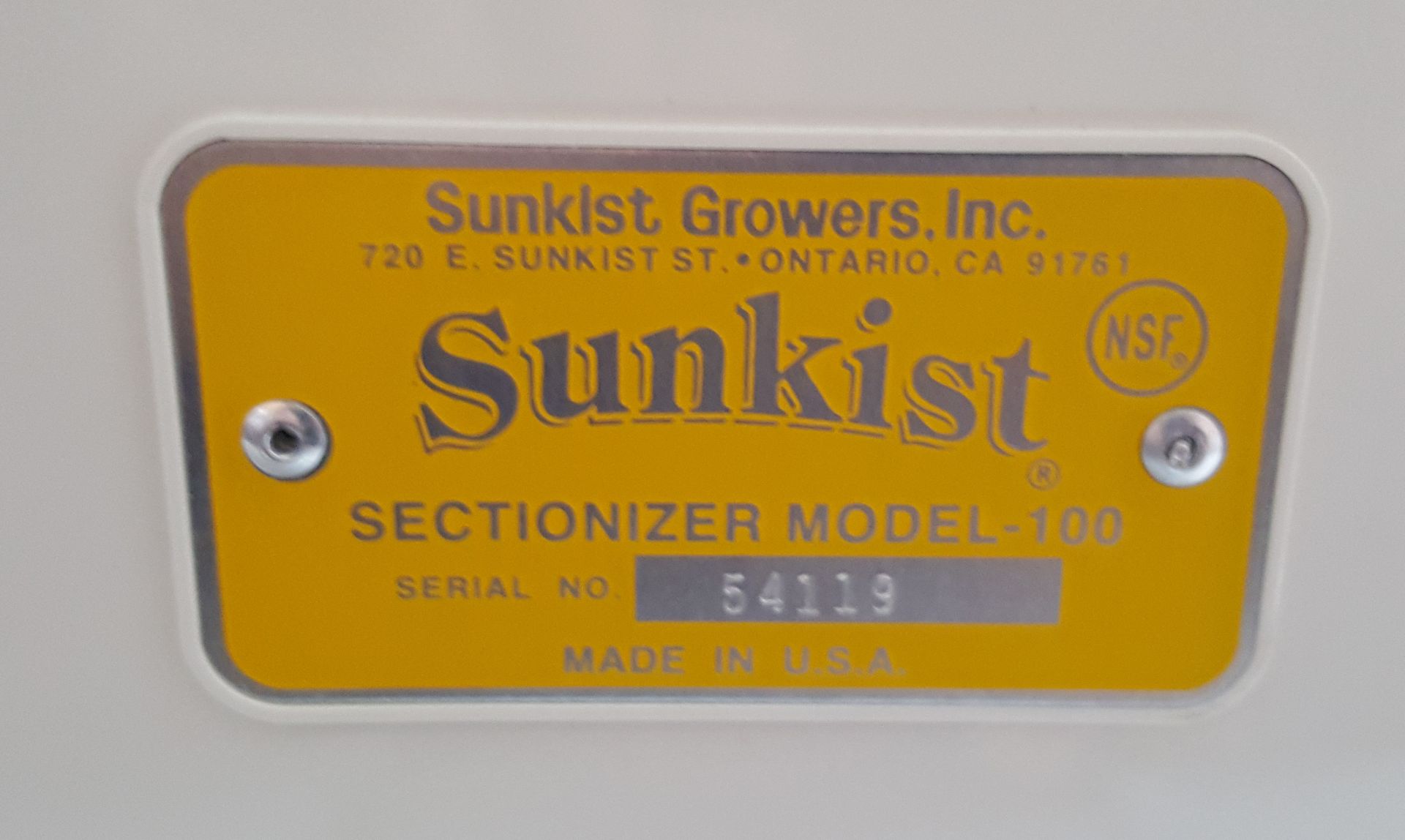 1 x Sunkist Sectionizer Model 100 Commercial Fruit & Vegetable Slicer - Ref RC140 - CL232 - - Image 3 of 4