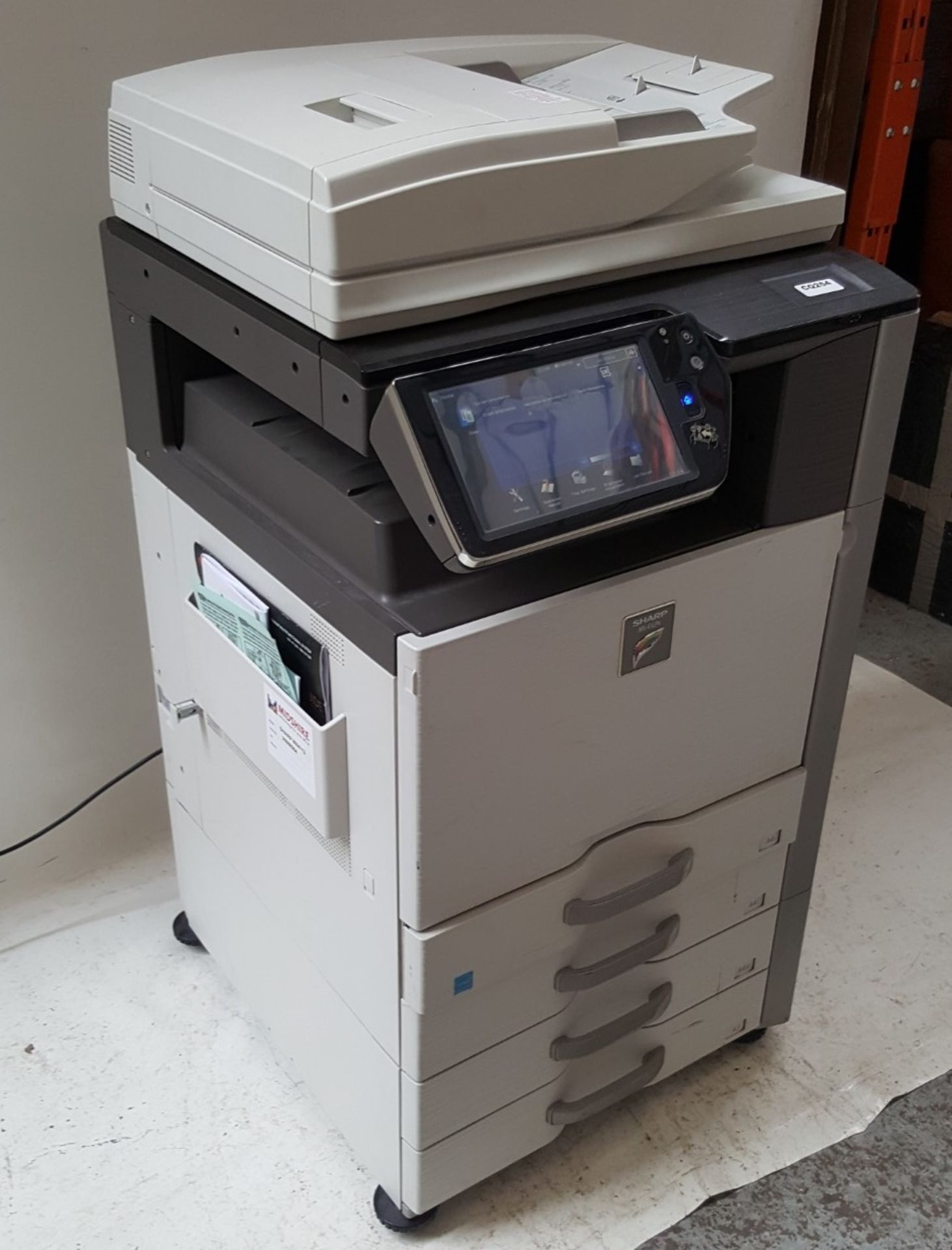 1 x Sharp MX-4112N Laser Office Printer - Ref CQ254 - Image 2 of 7