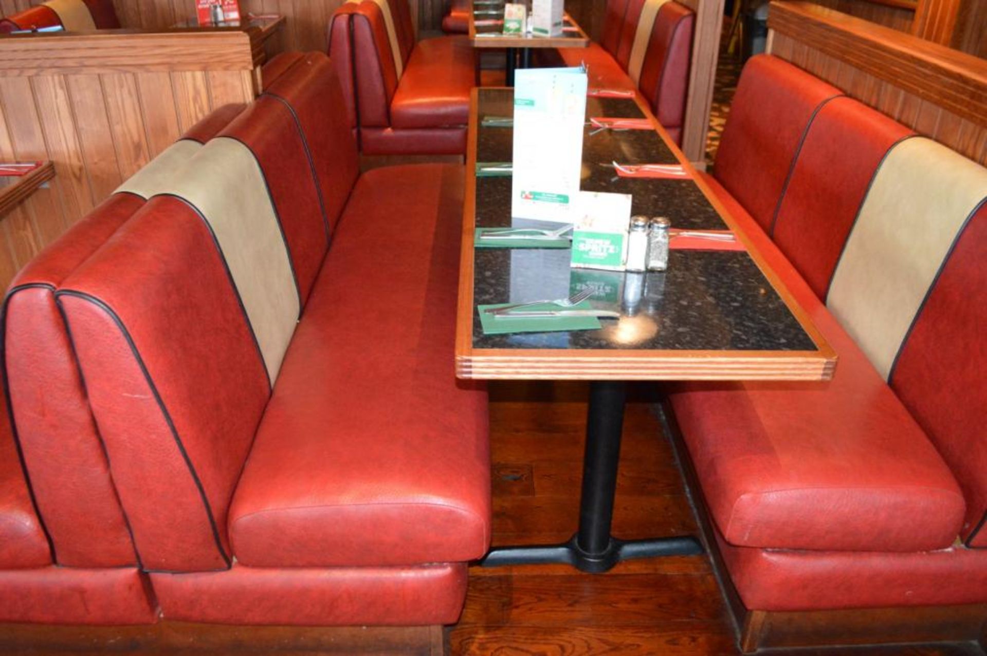 1 x Selection of Cosy Bespoke Seating Booths in a 1950's Retro American Diner Design With Dining Tab - Image 22 of 30