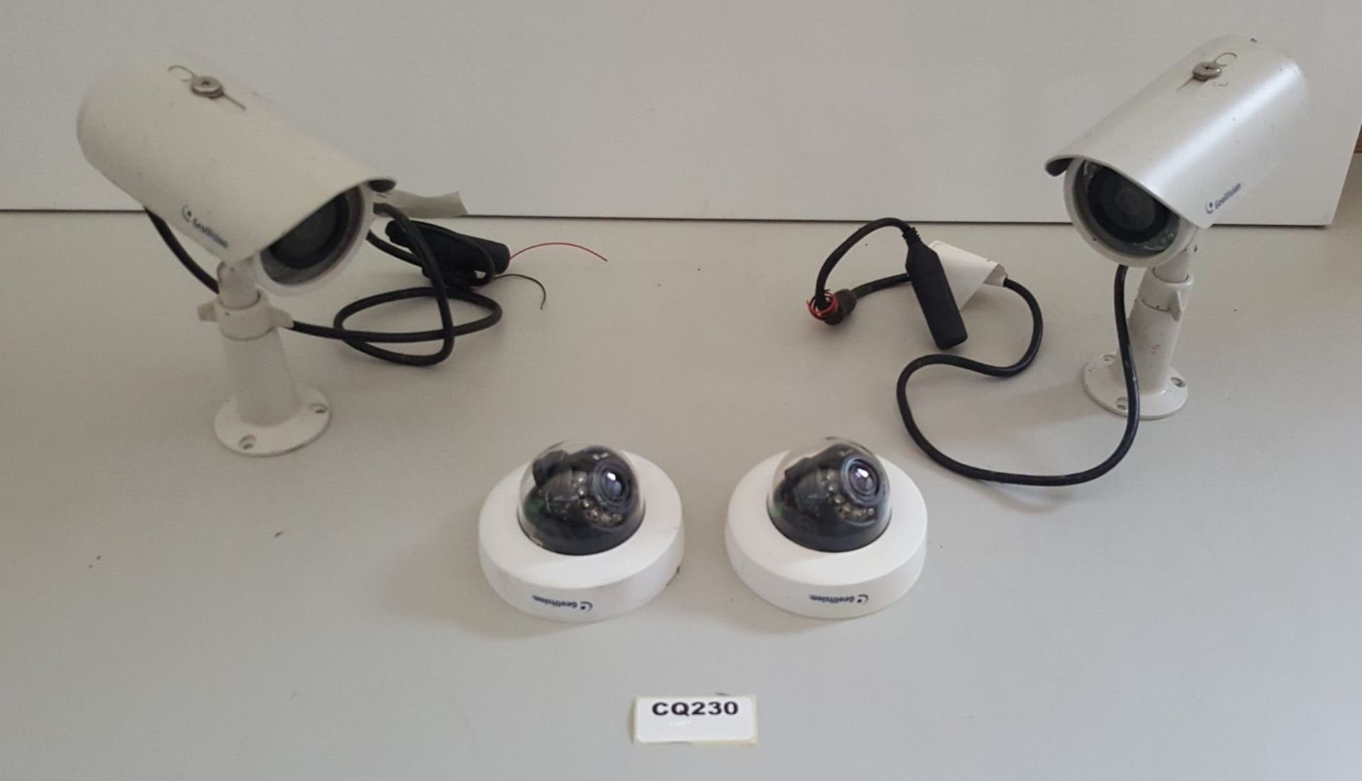 4 x Geovision Security Cameras (2 x GV-EFD1100, 2 x GV-EBL1100) - Ref CQ230 - CL379 - Location: Altr