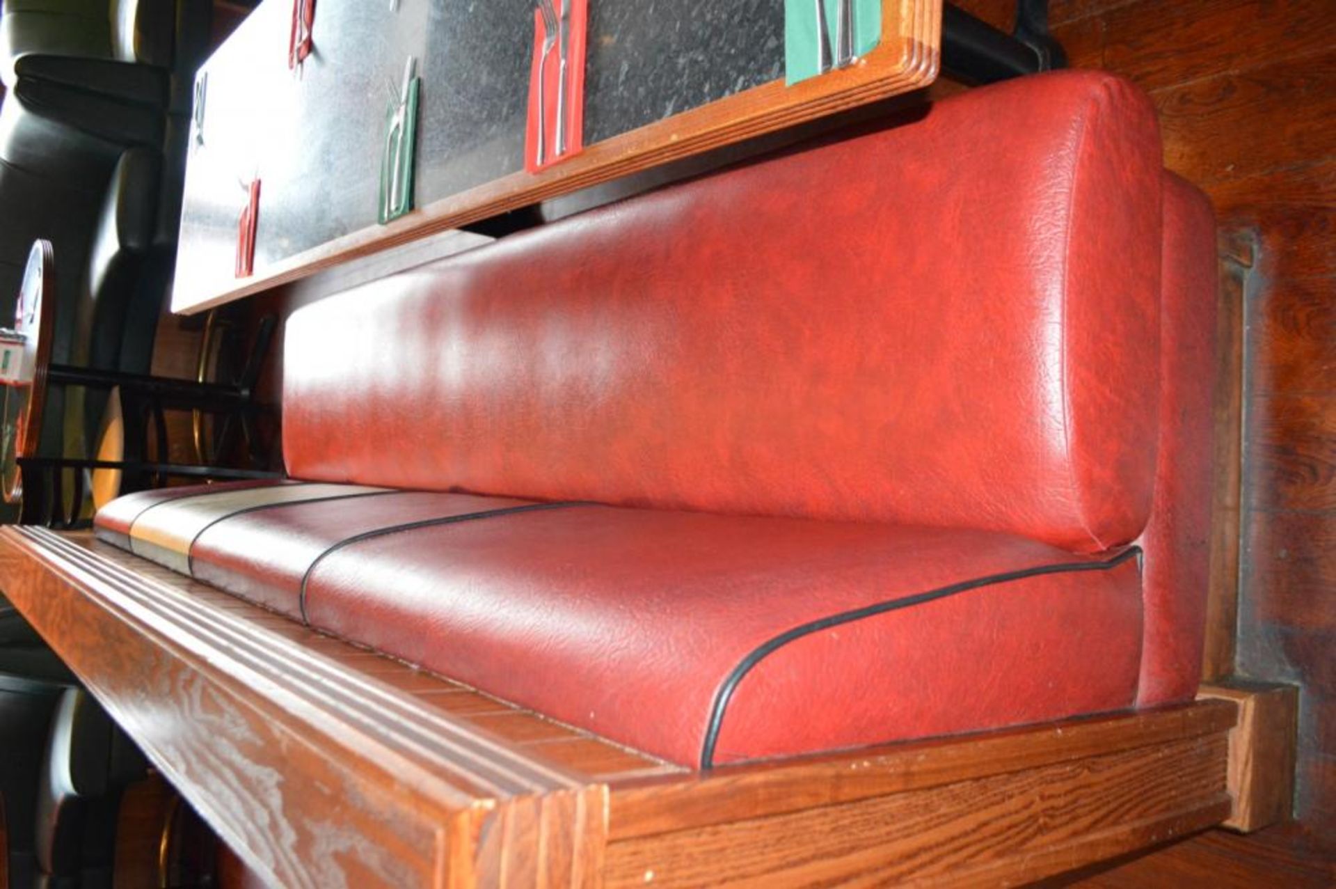 1 x Selection of Cosy Bespoke Seating Booths in a 1950's Retro American Diner Design With Dining Tab - Image 10 of 30