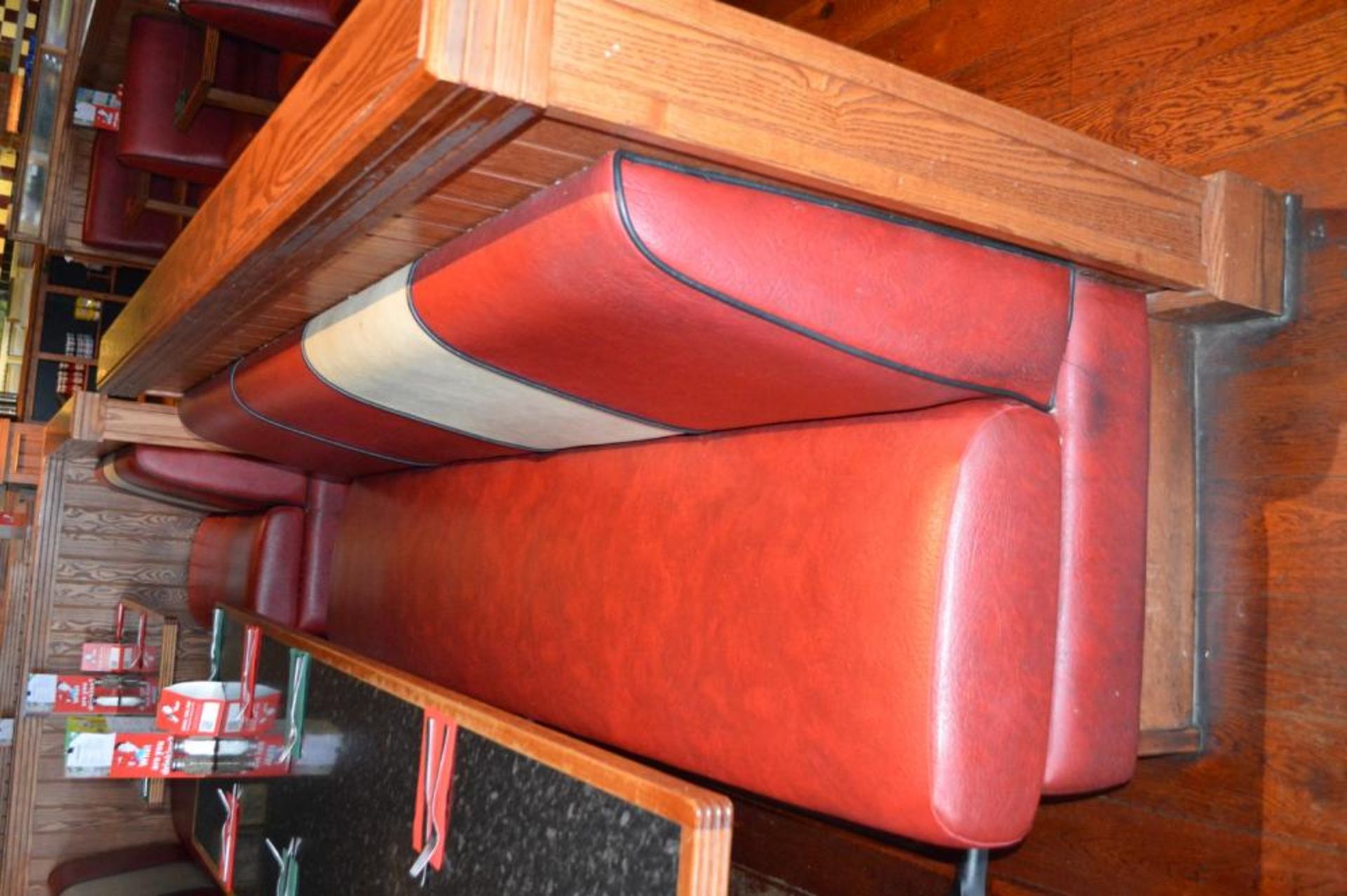 1 x Selection of Cosy Bespoke Seating Booths in a 1950's Retro American Diner Design With Dining Tab - Image 4 of 30