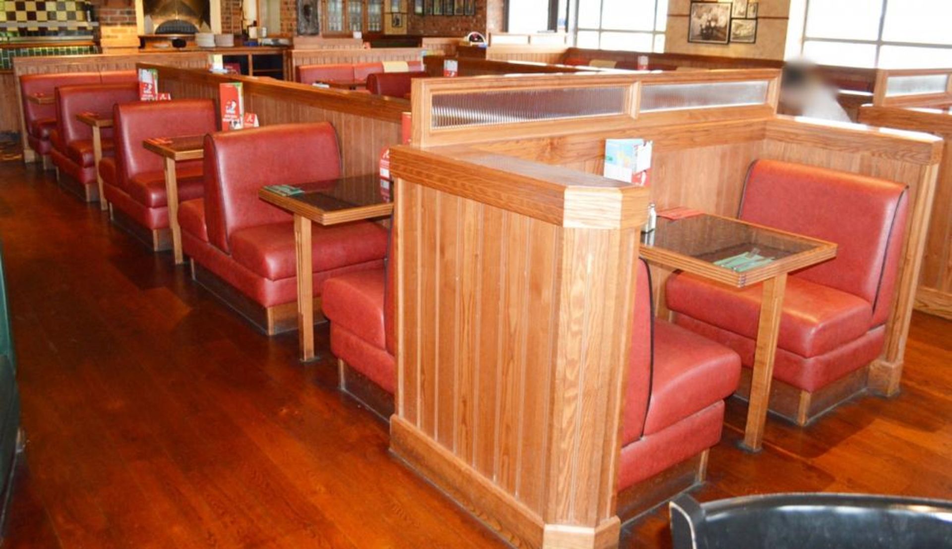 1 x Selection of Cosy Bespoke Seating Booths in a 1950's Retro American Diner Design With Dining Tab - Image 10 of 30