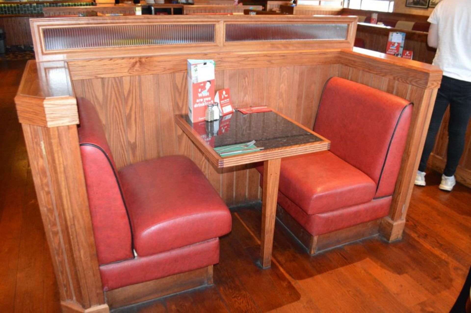 1 x Selection of Cosy Bespoke Seating Booths in a 1950's Retro American Diner Design With Dining Tab - Image 14 of 30