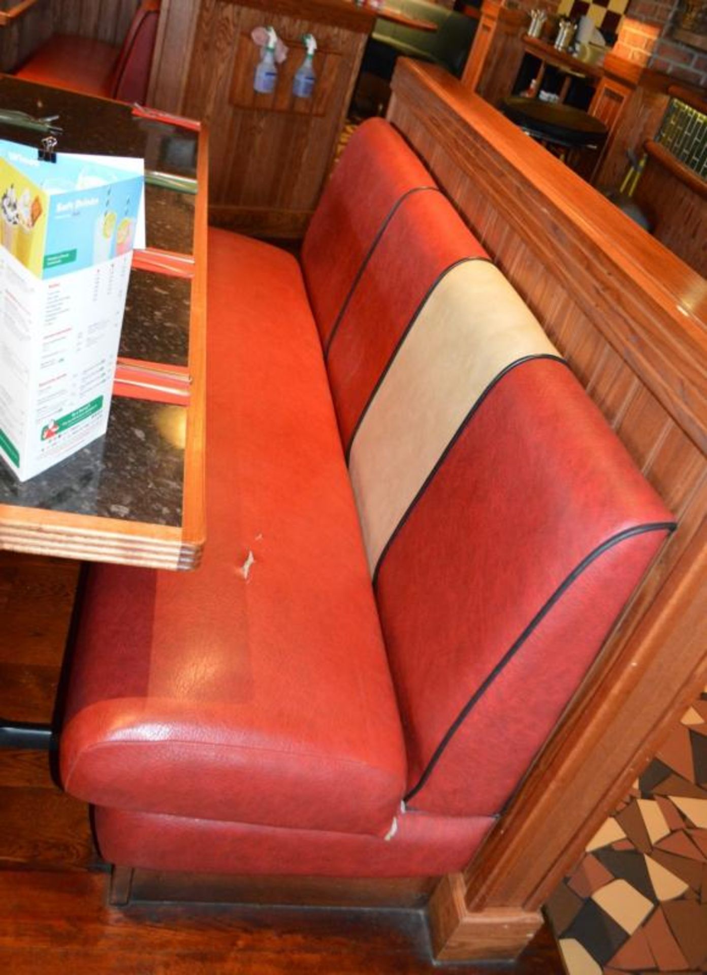 1 x Selection of Cosy Bespoke Seating Booths in a 1950's Retro American Diner Design With Dining Tab - Image 26 of 30