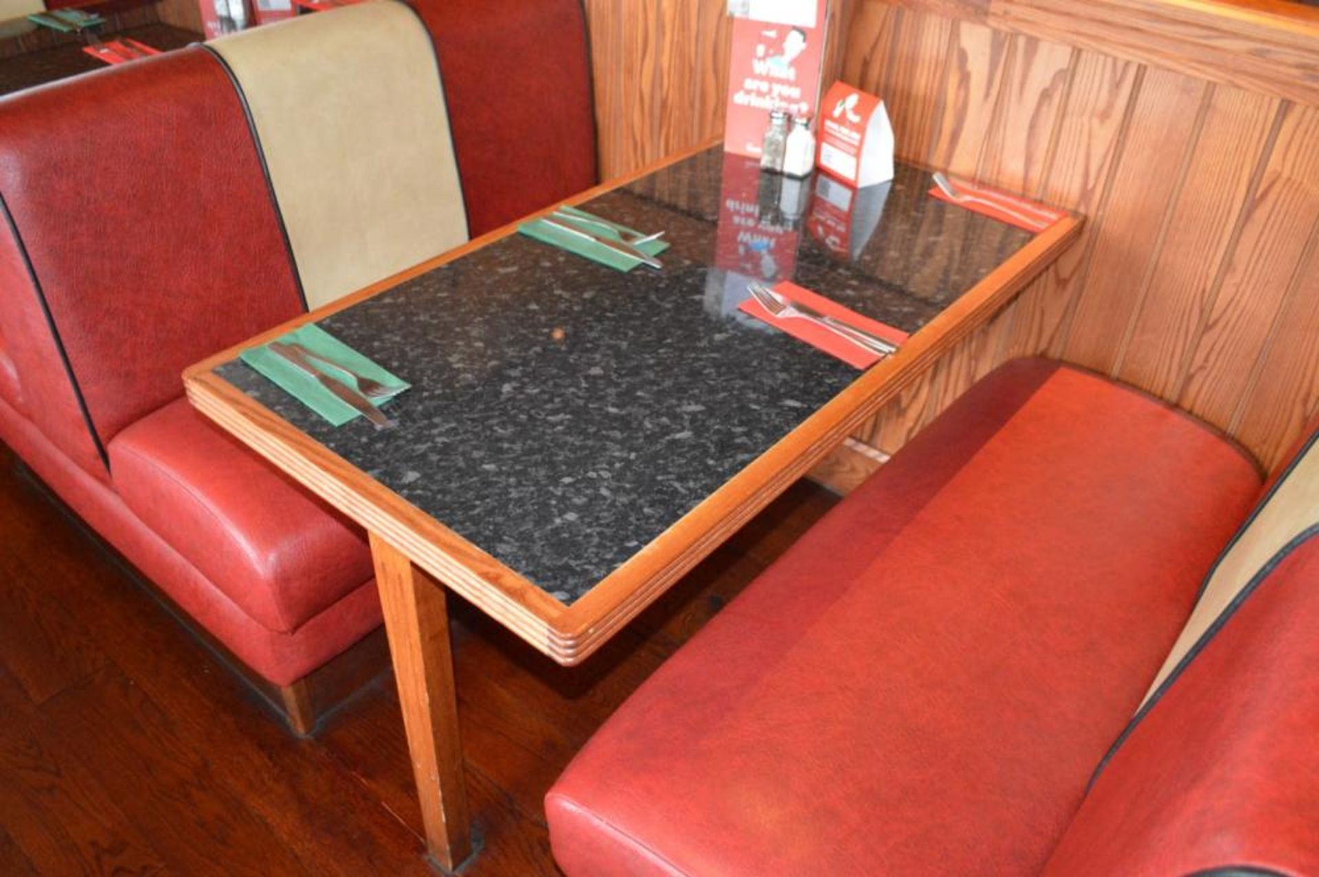 1 x Selection of Cosy Bespoke Seating Booths in a 1950's Retro American Diner Design With Dining Tab - Image 22 of 30