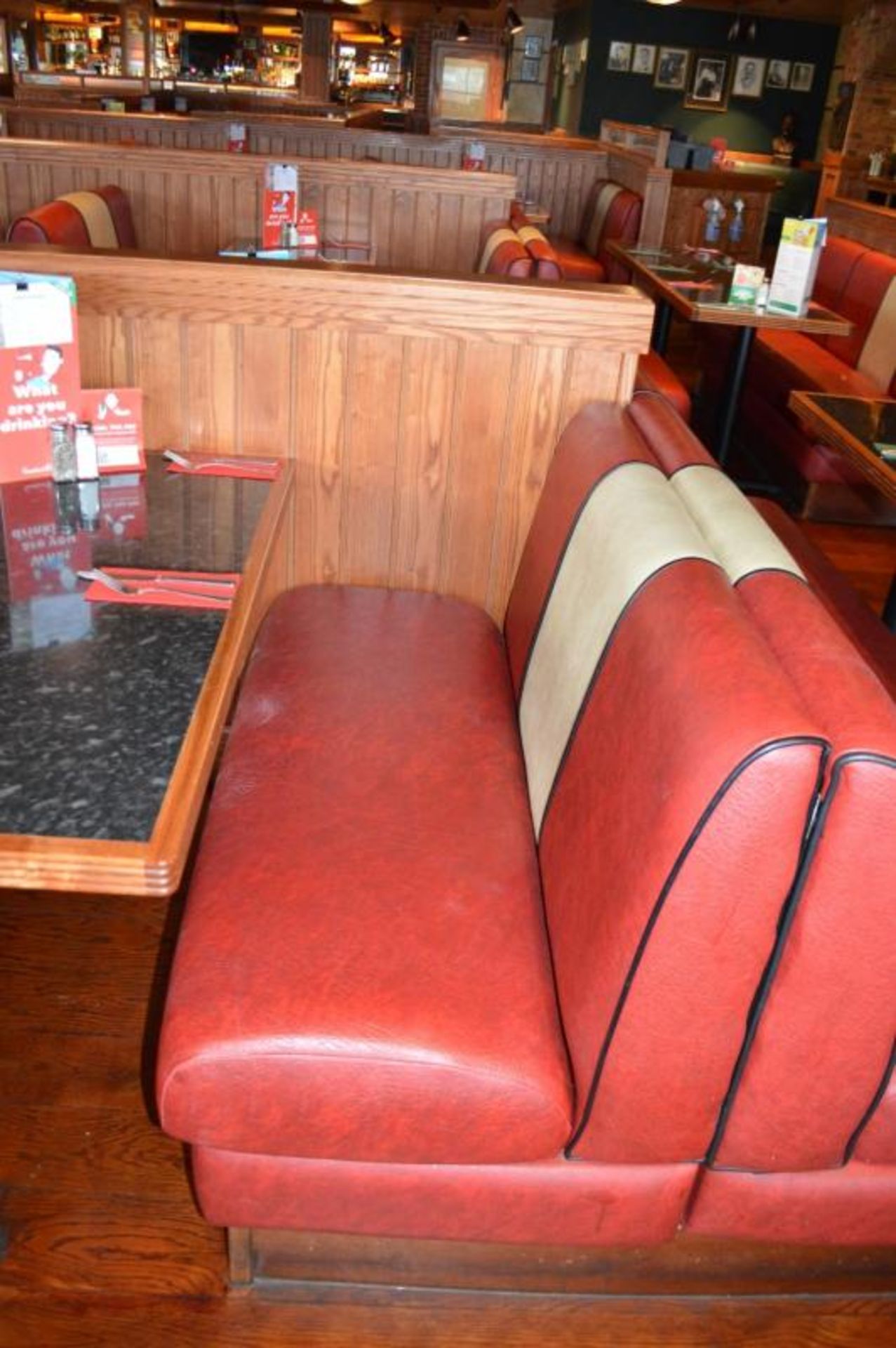 1 x Selection of Cosy Bespoke Seating Booths in a 1950's Retro American Diner Design With Dining Tab - Image 13 of 30