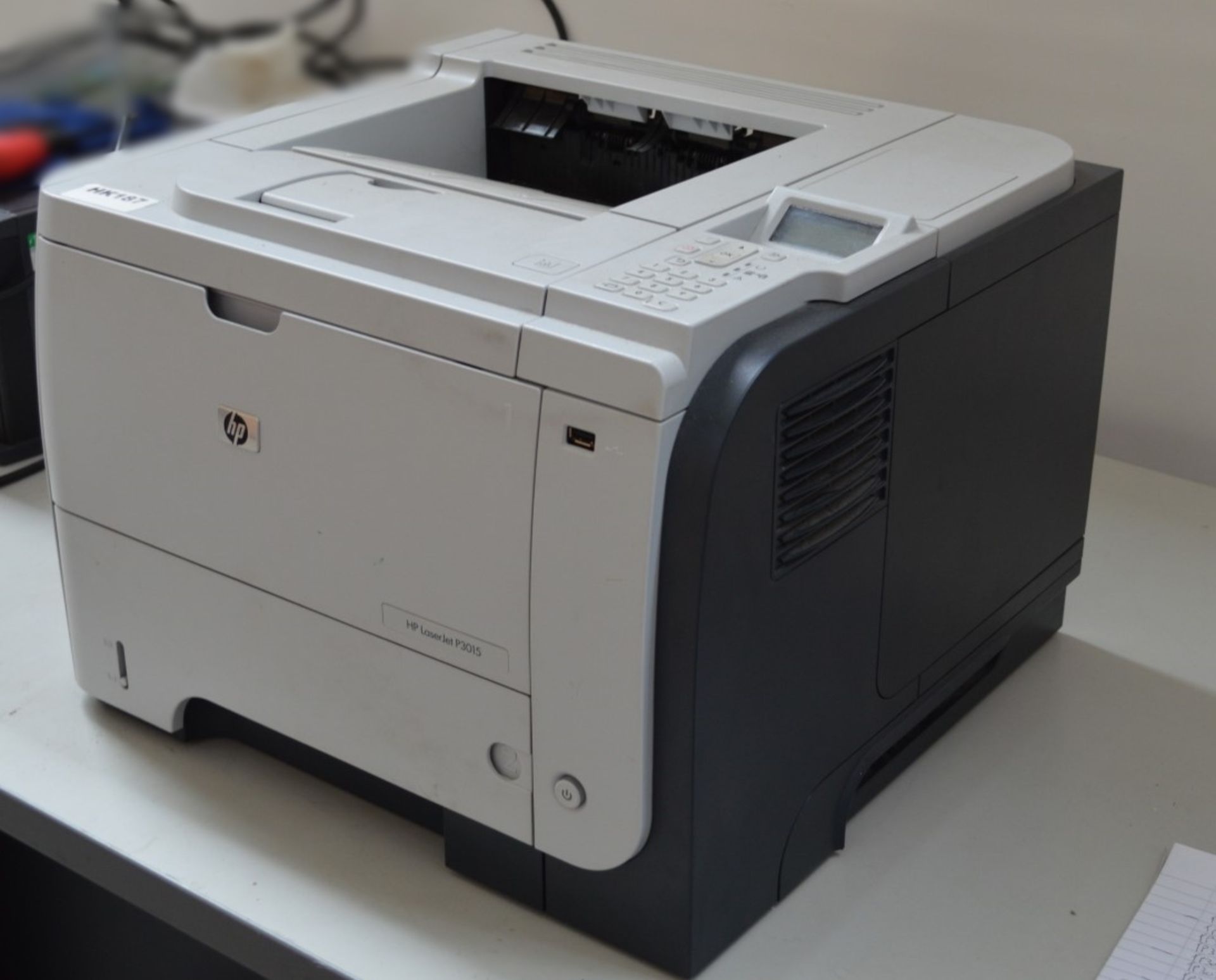 1 x HP P3015DN LaserJet Enterprise Printer- Ref HK187 - Image 2 of 4