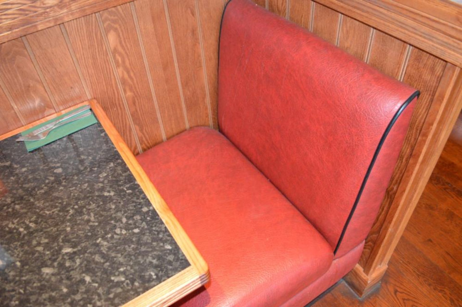 1 x Selection of Cosy Bespoke Seating Booths in a 1950's Retro American Diner Design With Dining Tab - Image 8 of 30