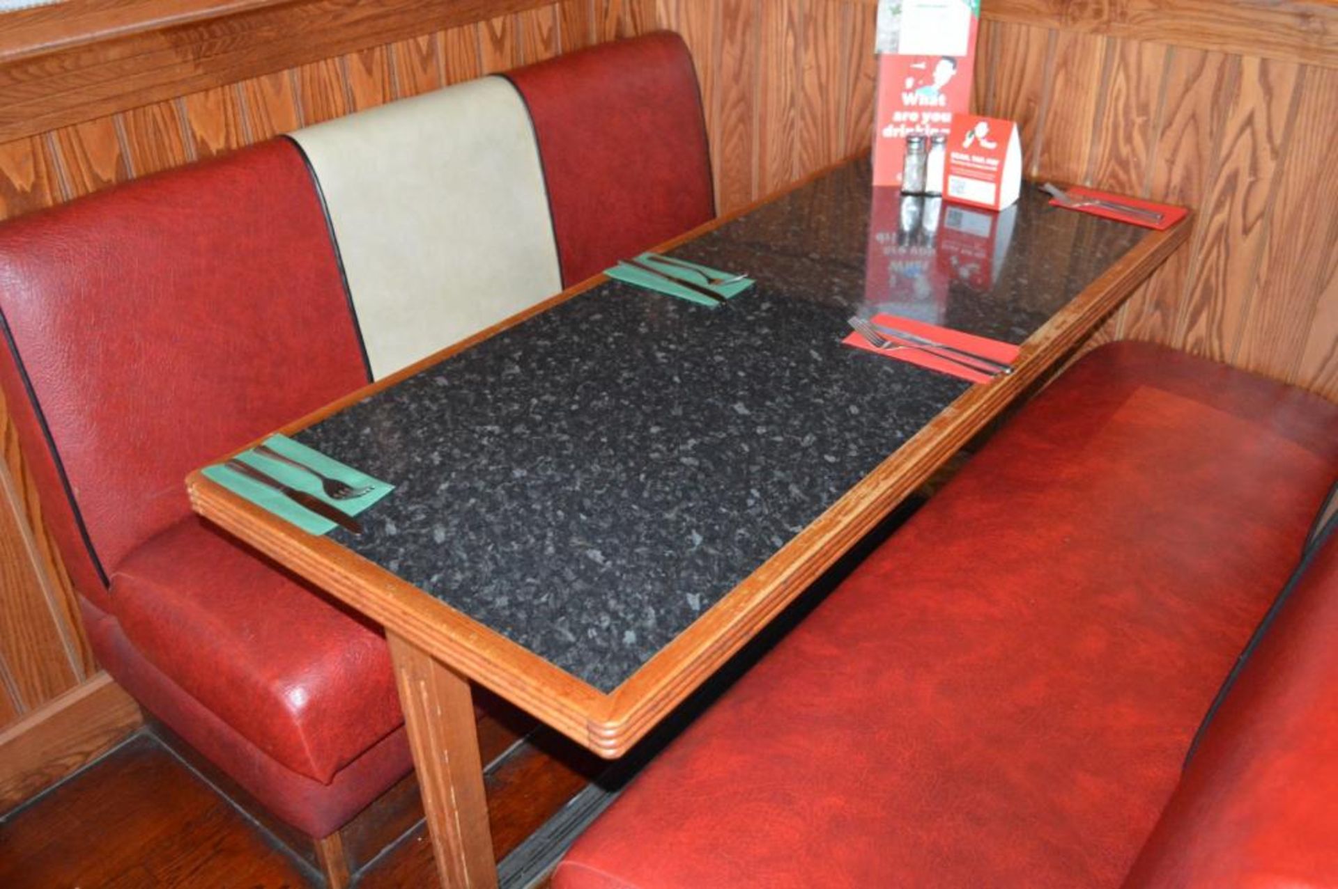 1 x Selection of Cosy Bespoke Seating Booths in a 1950's Retro American Diner Design With Dining Tab - Image 24 of 30