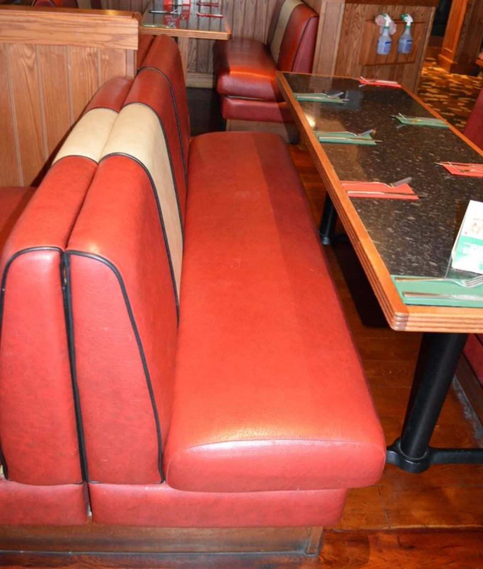 1 x Selection of Cosy Bespoke Seating Booths in a 1950's Retro American Diner Design With Dining Tab - Image 3 of 30