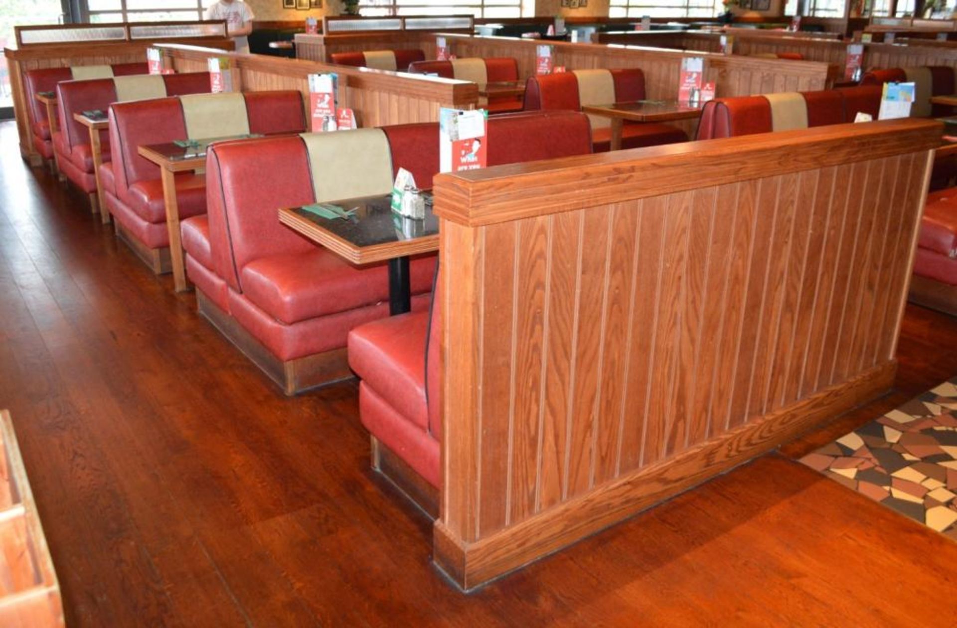 1 x Selection of Cosy Bespoke Seating Booths in a 1950's Retro American Diner Design With Dining Tab - Image 15 of 30