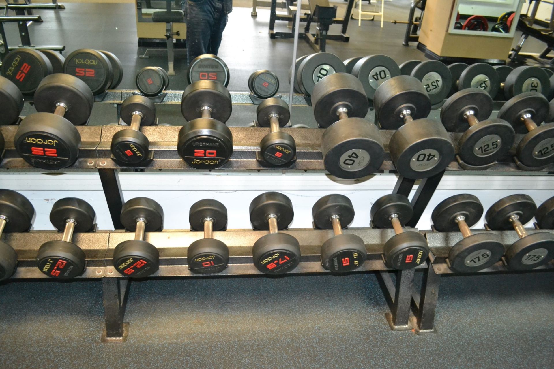 1 x Large Dumbells Rack With Approx 42 x Dumbell 5-40kg Weights - Ref: J2104/GFG - CL356 - Location: - Image 5 of 5