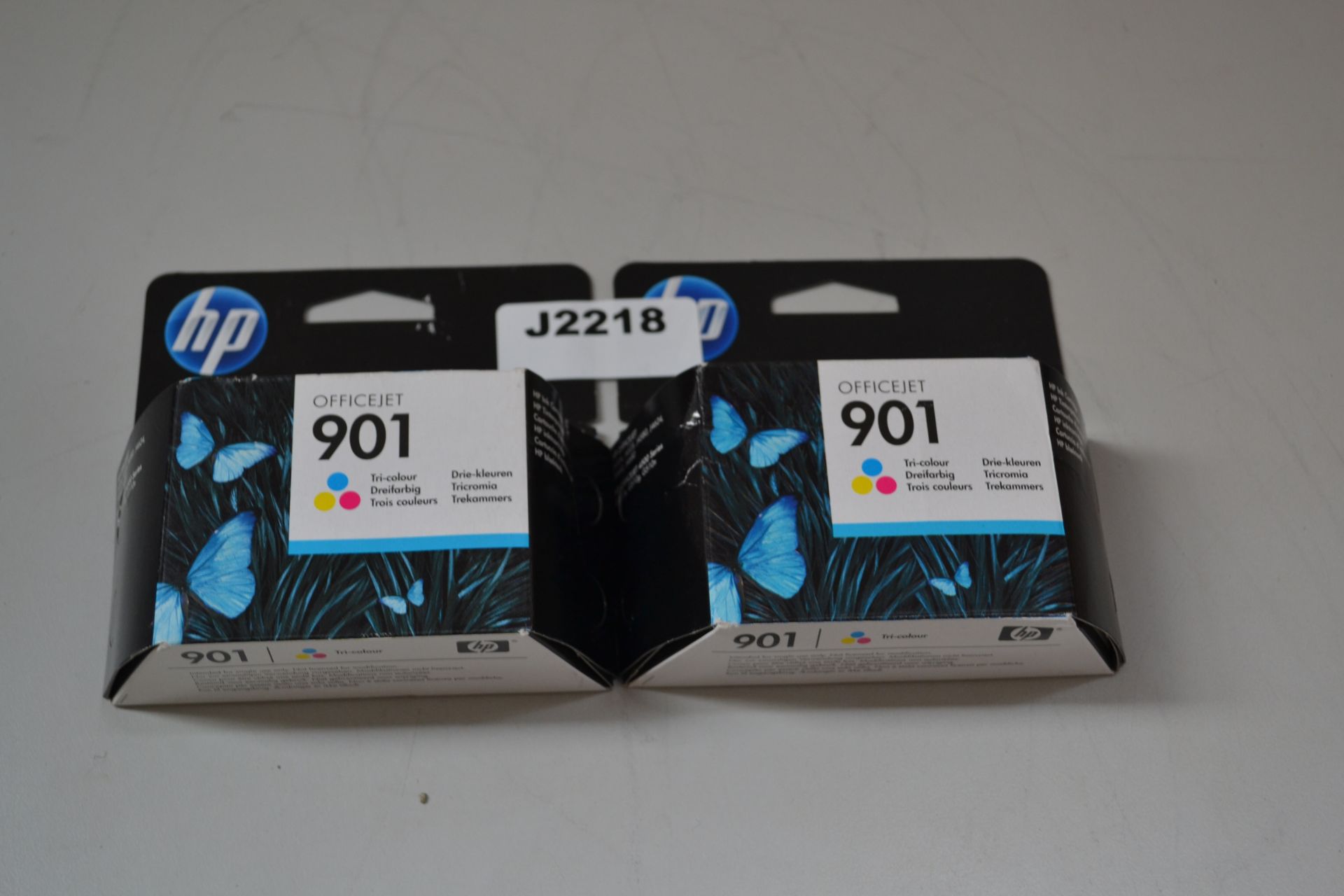 2 x HP 901 Tri-colour Printer Ink Cartridge - Ref J2218