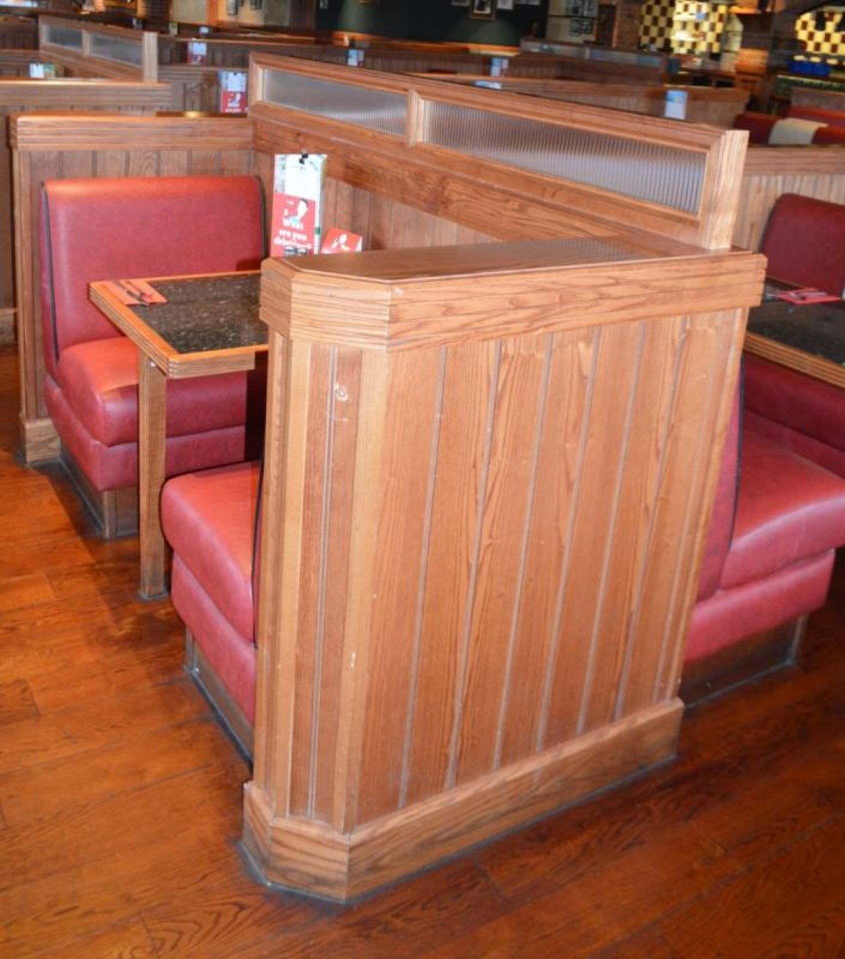 1 x Selection of Cosy Bespoke Seating Booths in a 1950's Retro American Diner Design With Dining Tab - Image 4 of 30