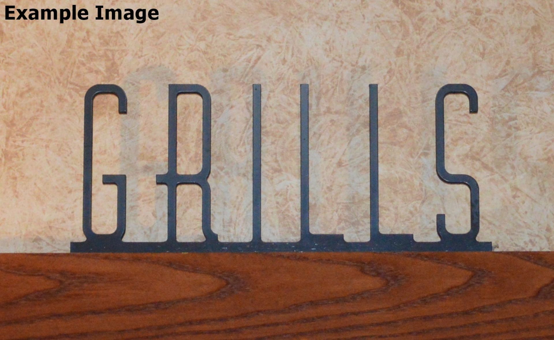 7 x Wooden Signs Suitable For Restaurants, Cafes, Bistros etc - Includes Ceasers Salad, Diavlo, - Image 5 of 9