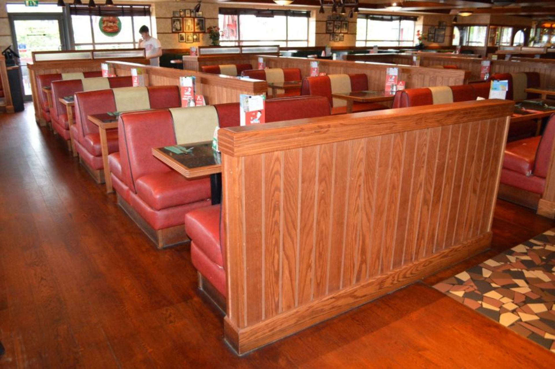 1 x Selection of Cosy Bespoke Seating Booths in a 1950's Retro American Diner Design With Dining Tab - Image 26 of 30