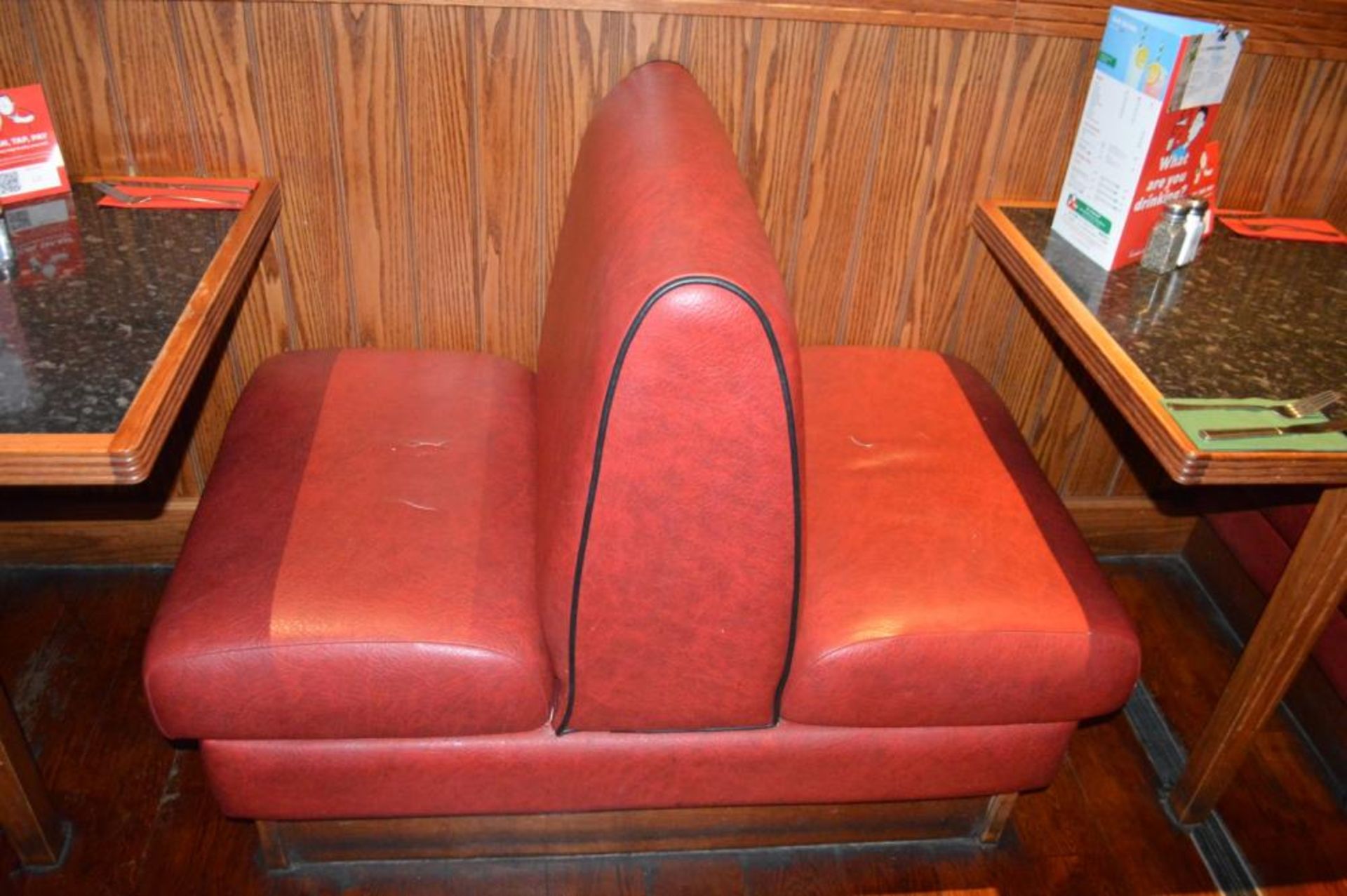 1 x Selection of Cosy Bespoke Seating Booths in a 1950's Retro American Diner Design With Dining Tab - Image 17 of 30