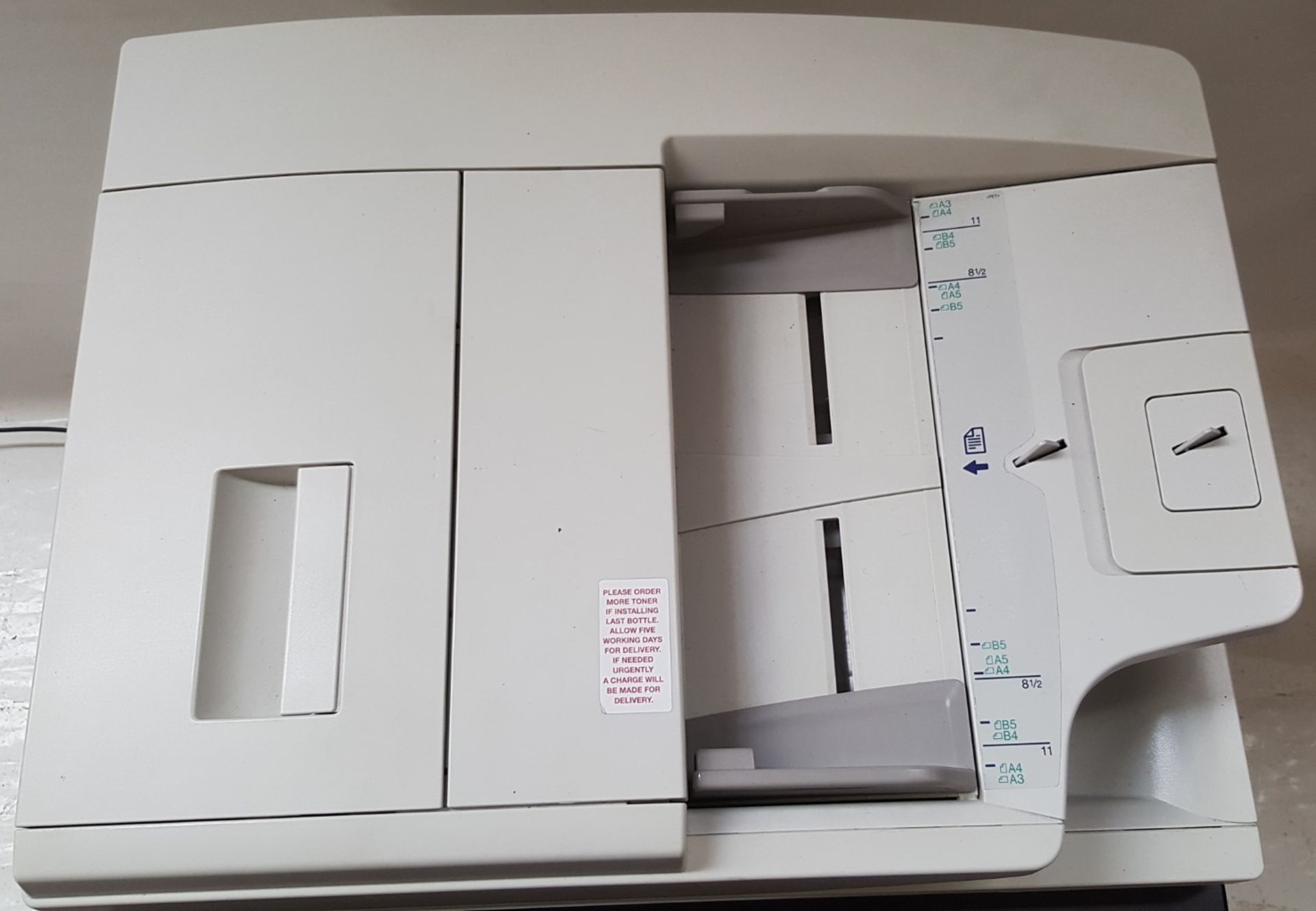 1 x Sharp MX-4112N Laser Office Printer - Ref CQ254 - Image 6 of 7