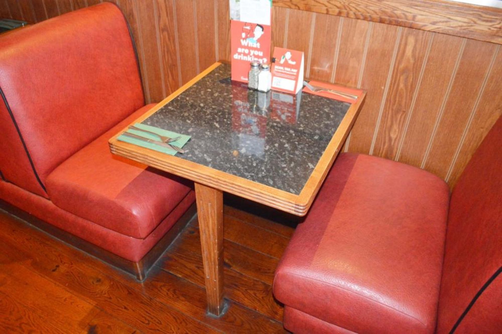 1 x Selection of Cosy Bespoke Seating Booths in a 1950's Retro American Diner Design With Dining Tab - Image 13 of 30