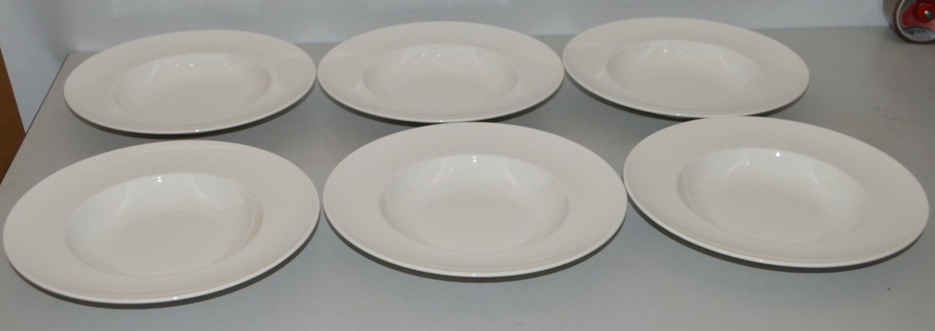 4 x Villeroy & Boch Universal Pasta Plate (0.6L) White 6 x Plates Unused Box 16-2040-2790 W300mm (RR