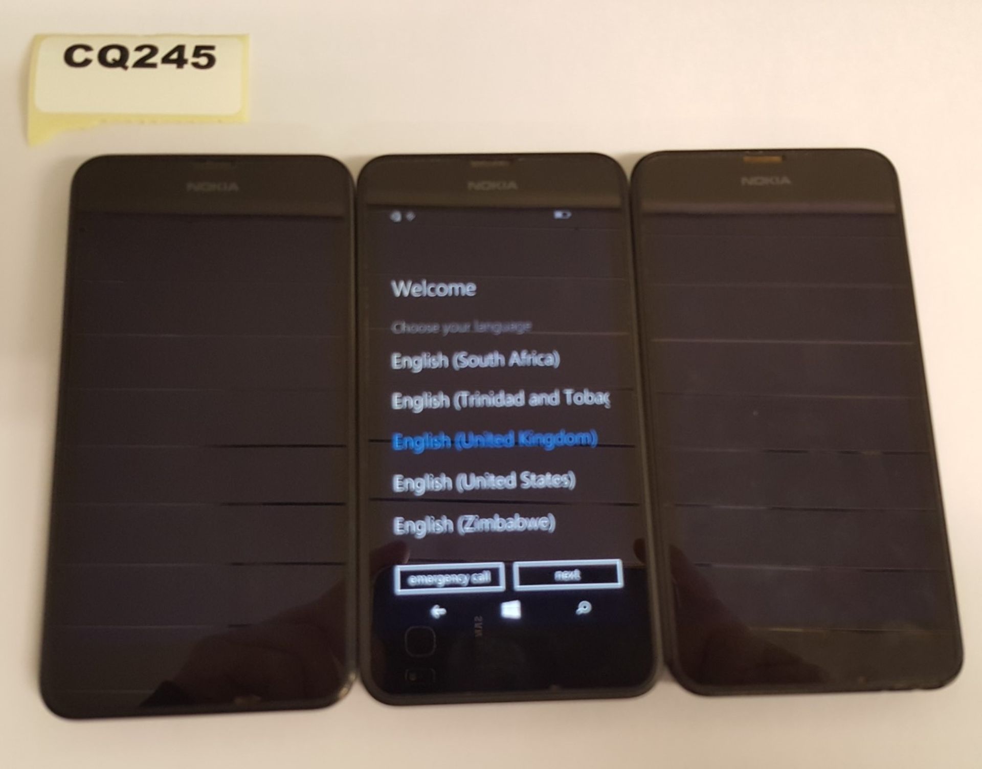 3 x Nokia Lumia 630 Black Smartphones - Ref CQ245 - Image 3 of 3