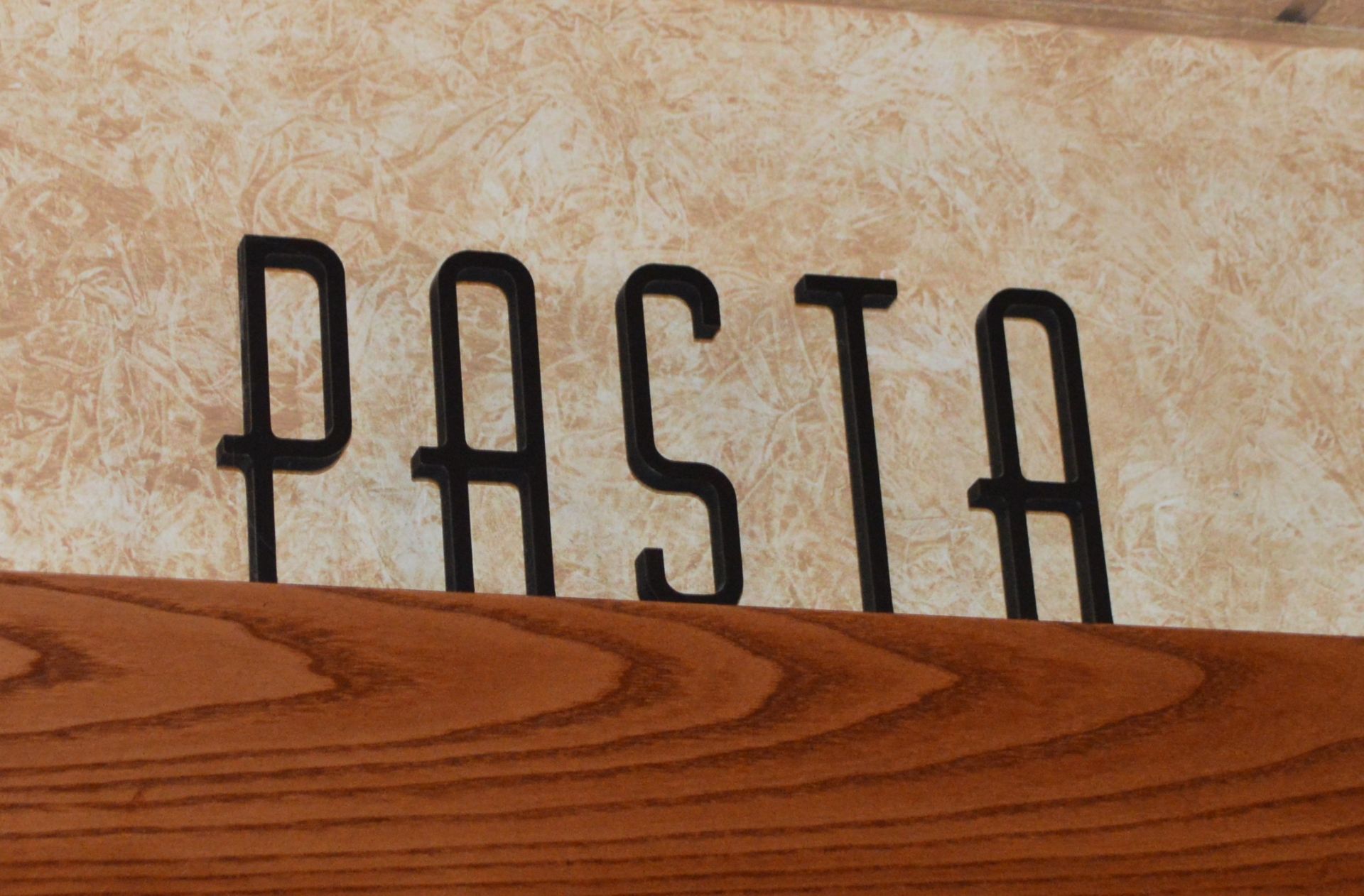 7 x Wooden Signs Suitable For Restaurants, Cafes, Bistros etc - Includes Calzone, Pizza, - Image 7 of 9