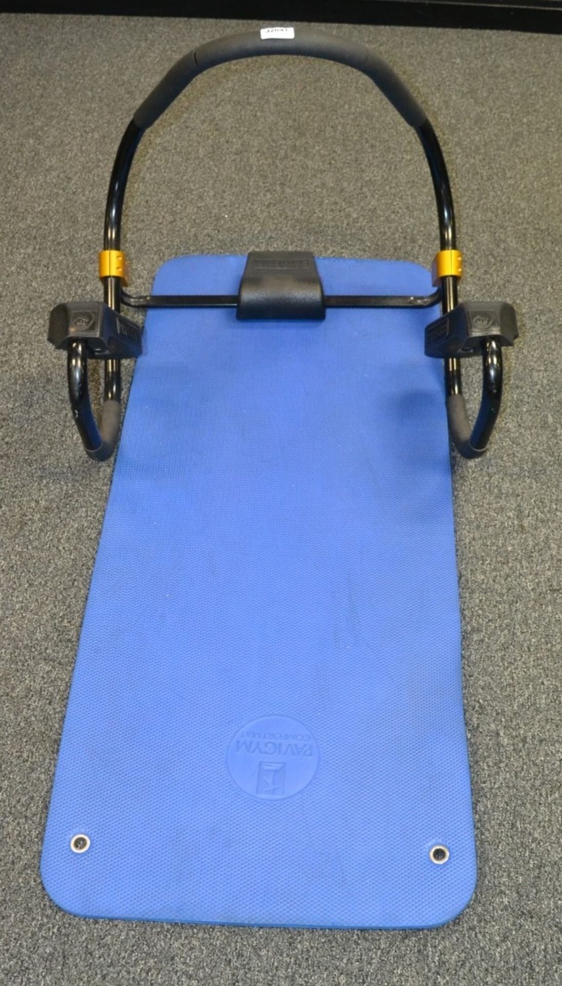 1 x AB Trimmer/Roller With Headrest And Blue Yoga Mat - Dimensions:(Trimmer/Roller) W80/H65cm - ( - Image 2 of 2