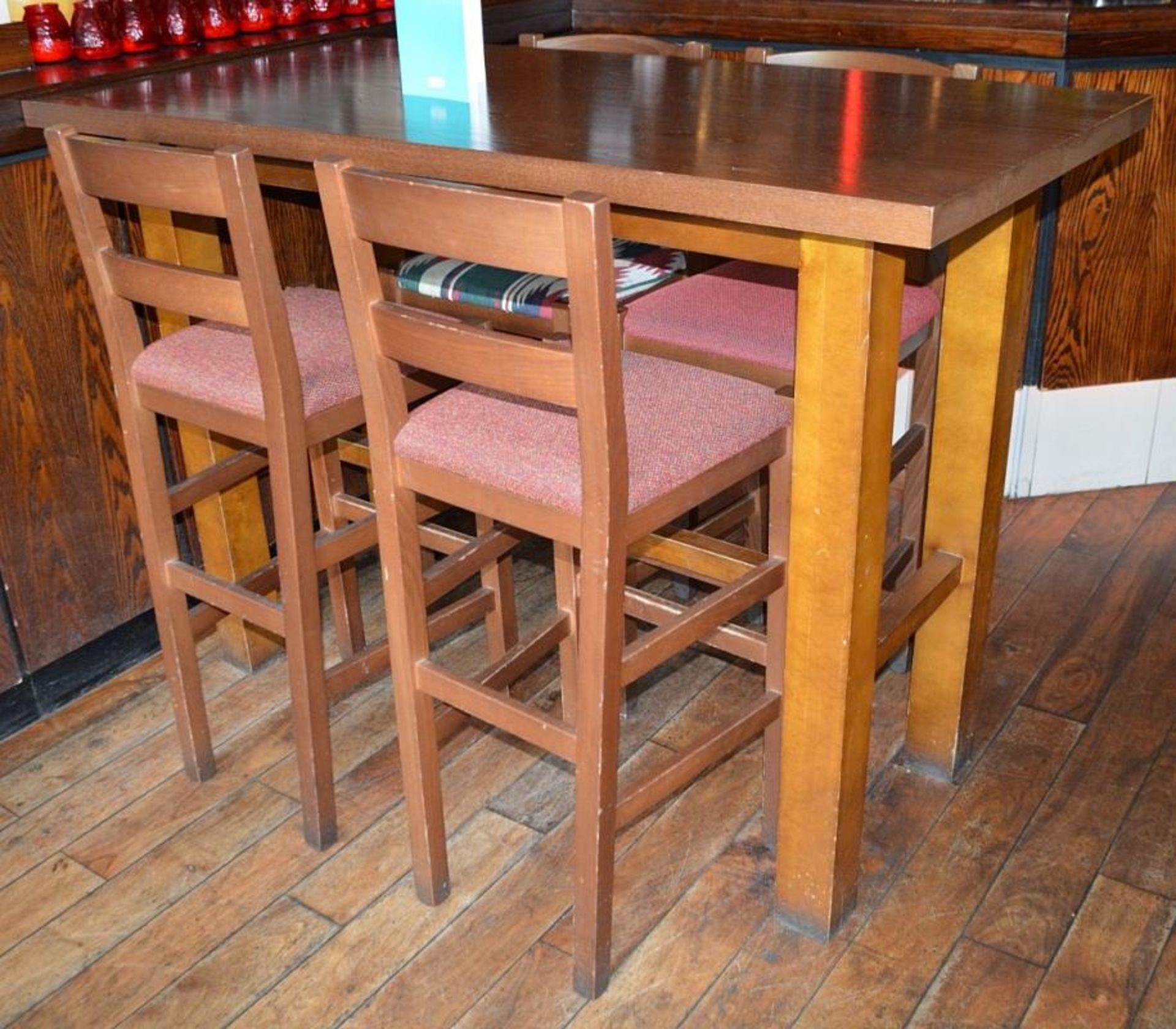 1 x Wooden High Rectangular Bistro Table - Dimensions: 155 x 75 x H150cm - CL367 - Ref CQ-FB203 - Lo - Image 2 of 2