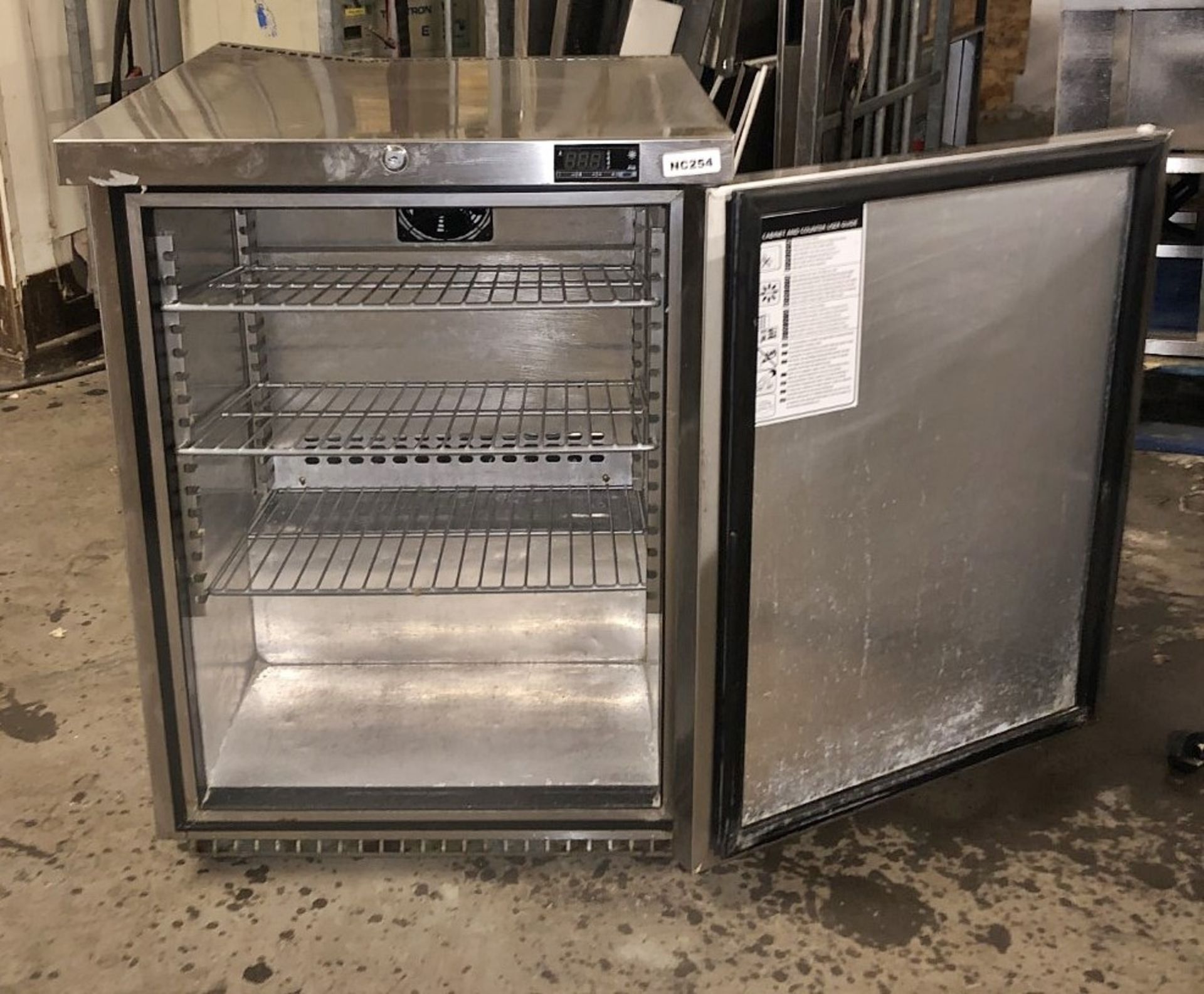 1 x Foster Fridge HR150-a With Shelves - CL374 - NC254 - Location: Bolton BL1