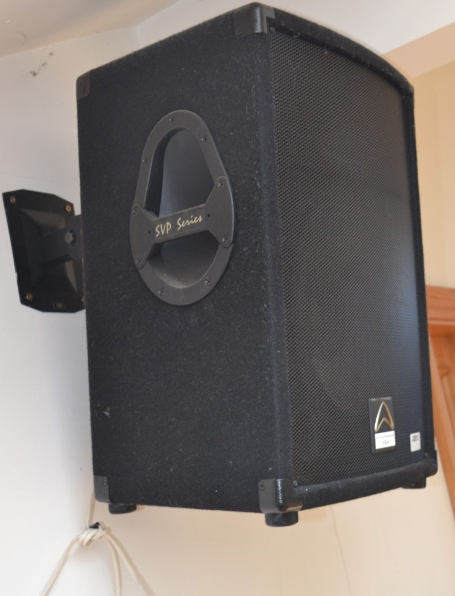 2 x Wharfedale Pro SVP PA Speakers With Wall Mounting Brackets - Bild 3 aus 4