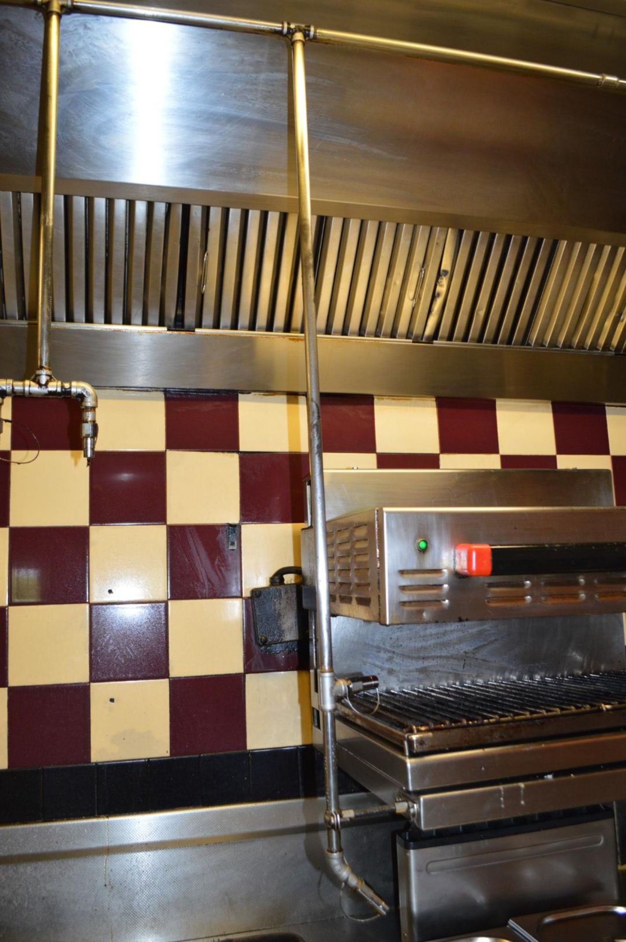 1 x Commercial Stainless Steel Kitchen Extractor Canopy With Ansul R-102 Fire Suppression System - - Image 2 of 13