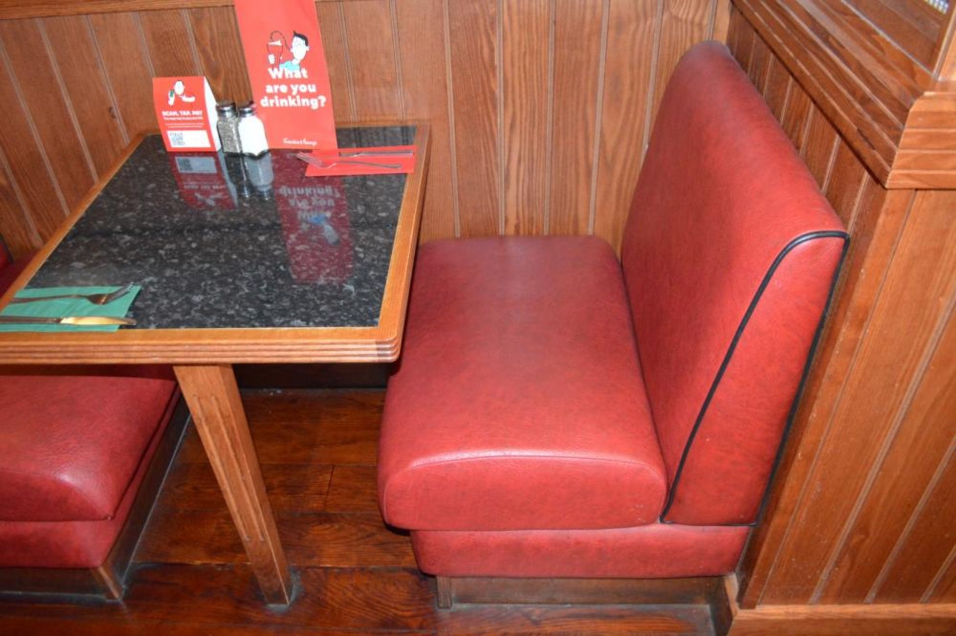 1 x Selection of Cosy Bespoke Seating Booths in a 1950's Retro American Diner Design With Dining Tab - Image 4 of 30