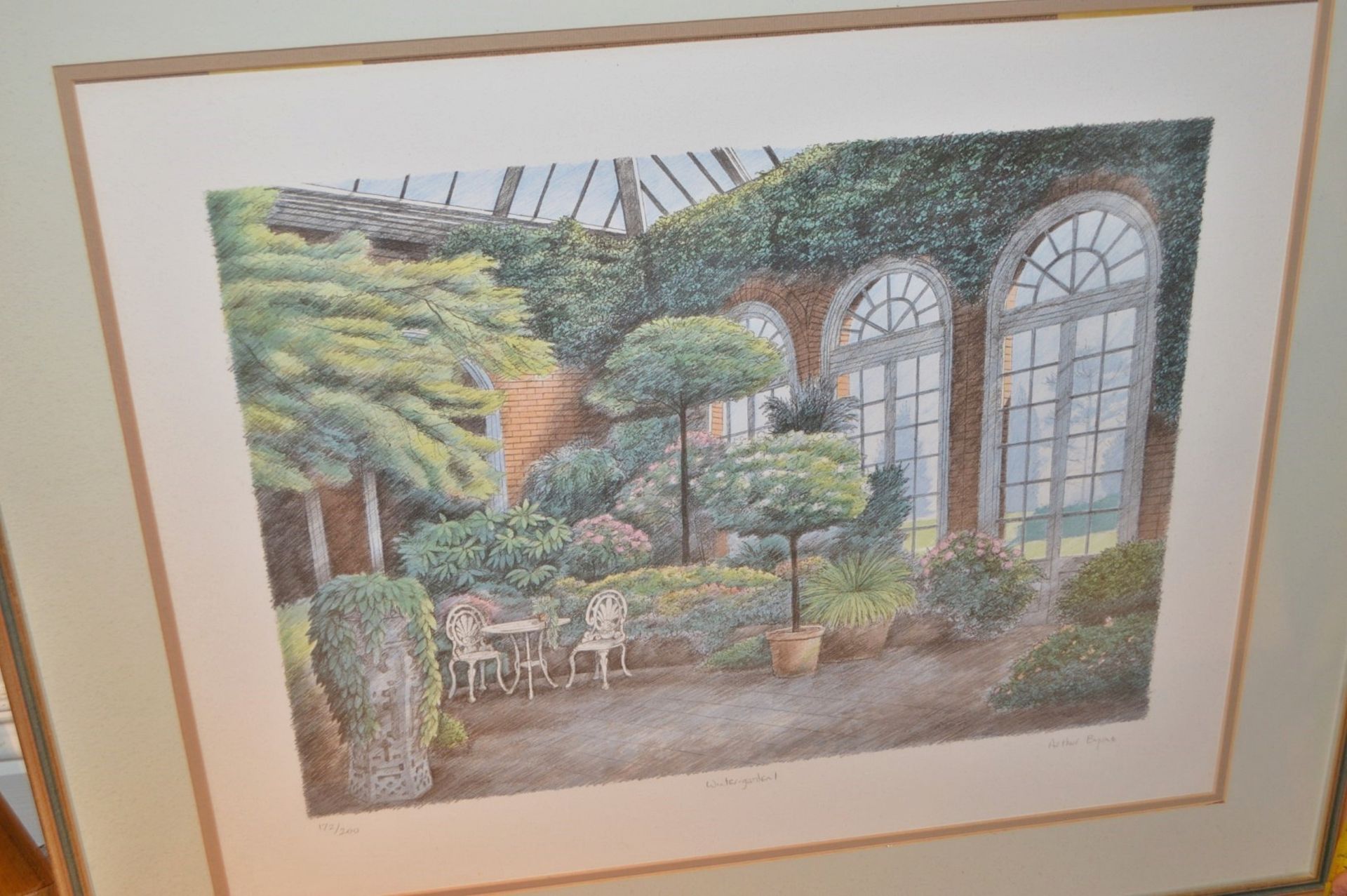 1 x Framed Picture Depicting A Winter Garden - CL368 - Bowdon WA14 - NO VAT - Image 3 of 7