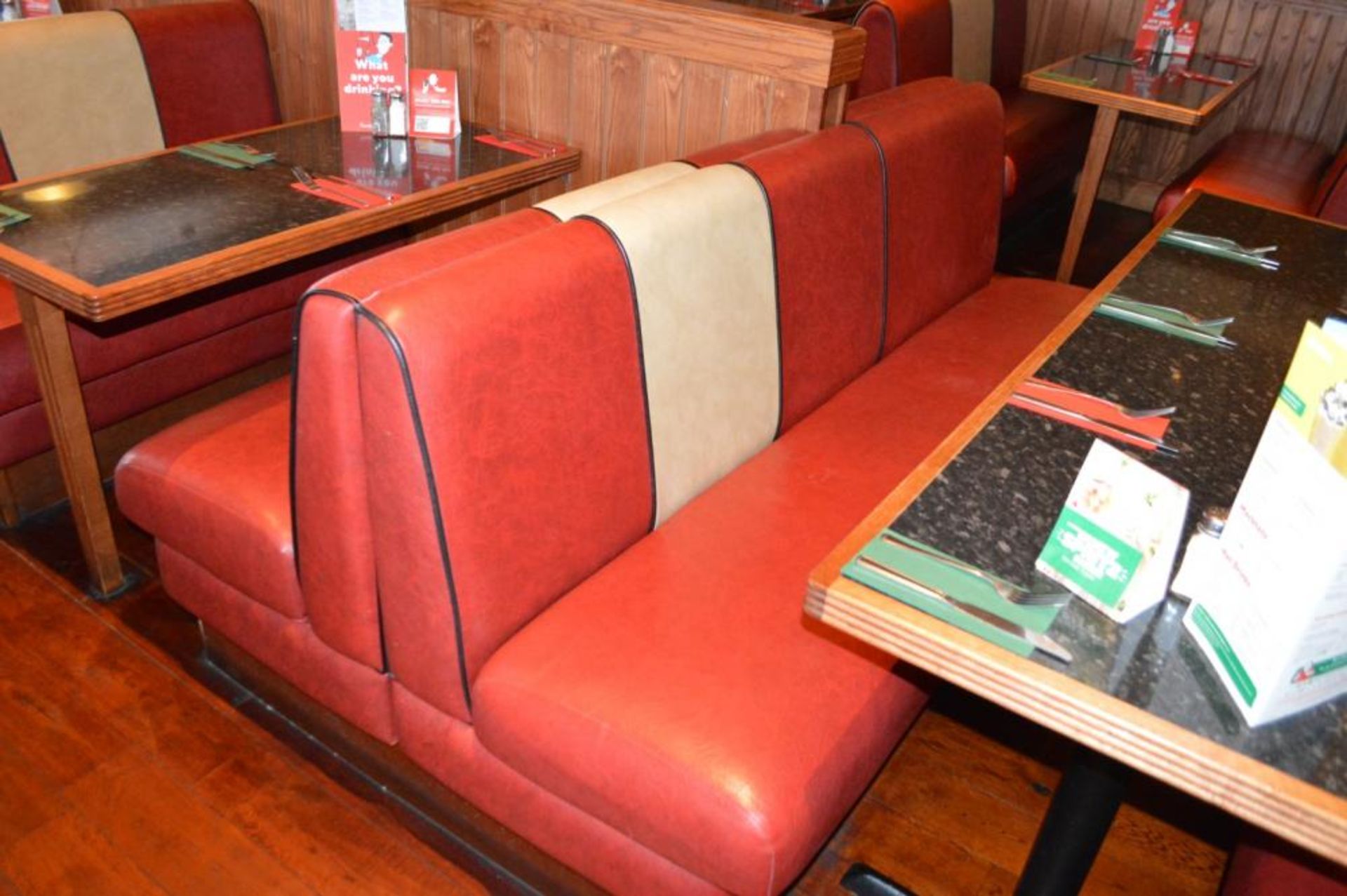 1 x Selection of Cosy Bespoke Seating Booths in a 1950's Retro American Diner Design With Dining Tab - Image 30 of 30