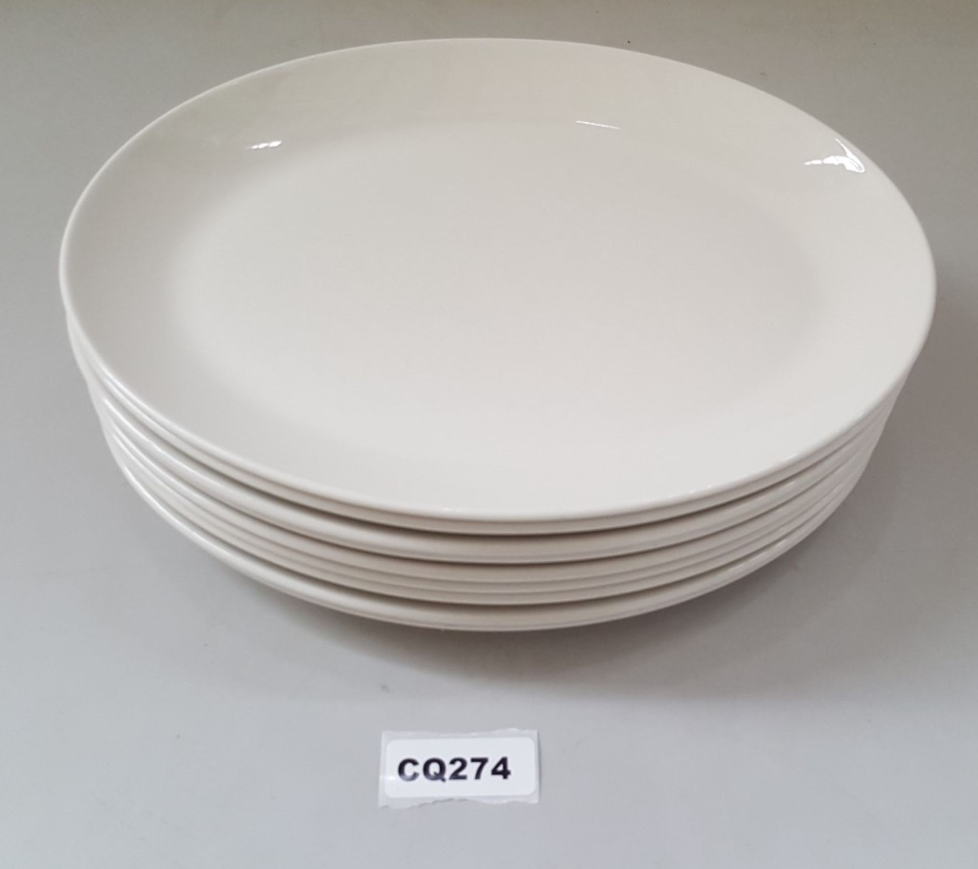 9 x Steelite Oval Serving Plates White L30/W23.5CM - Ref CQ274 - Image 2 of 4