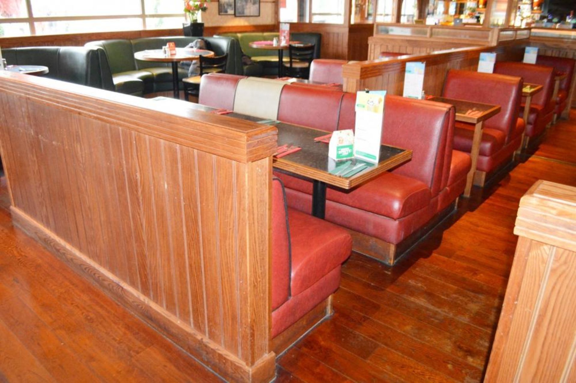 1 x Selection of Cosy Bespoke Seating Booths in a 1950's Retro American Diner Design With Dining Tab - Image 29 of 30