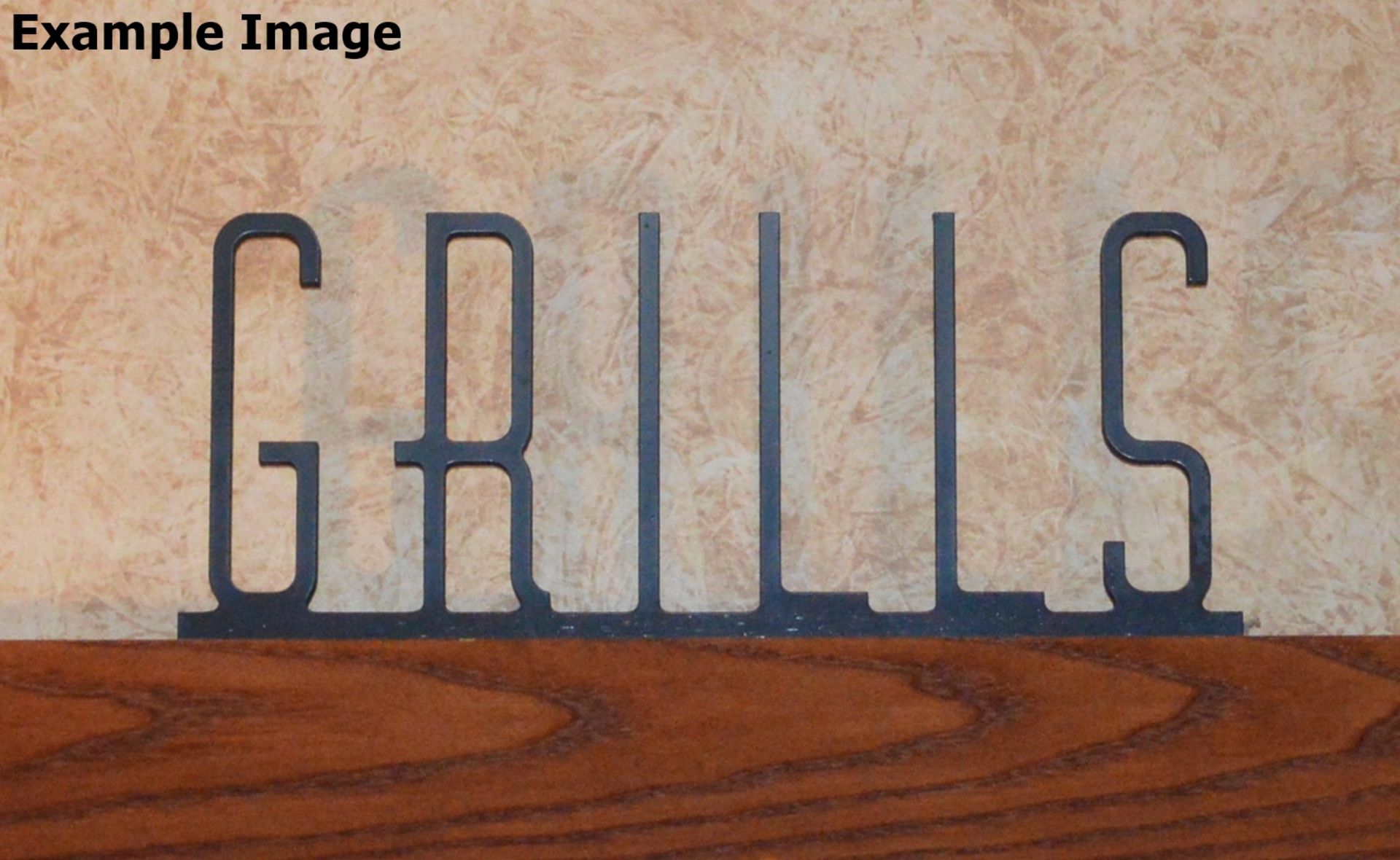 7 x Wooden Signs Suitable For Restaurants, Cafes, Bistros etc - Includes Grills, Amaretto, Penne, - Image 8 of 9