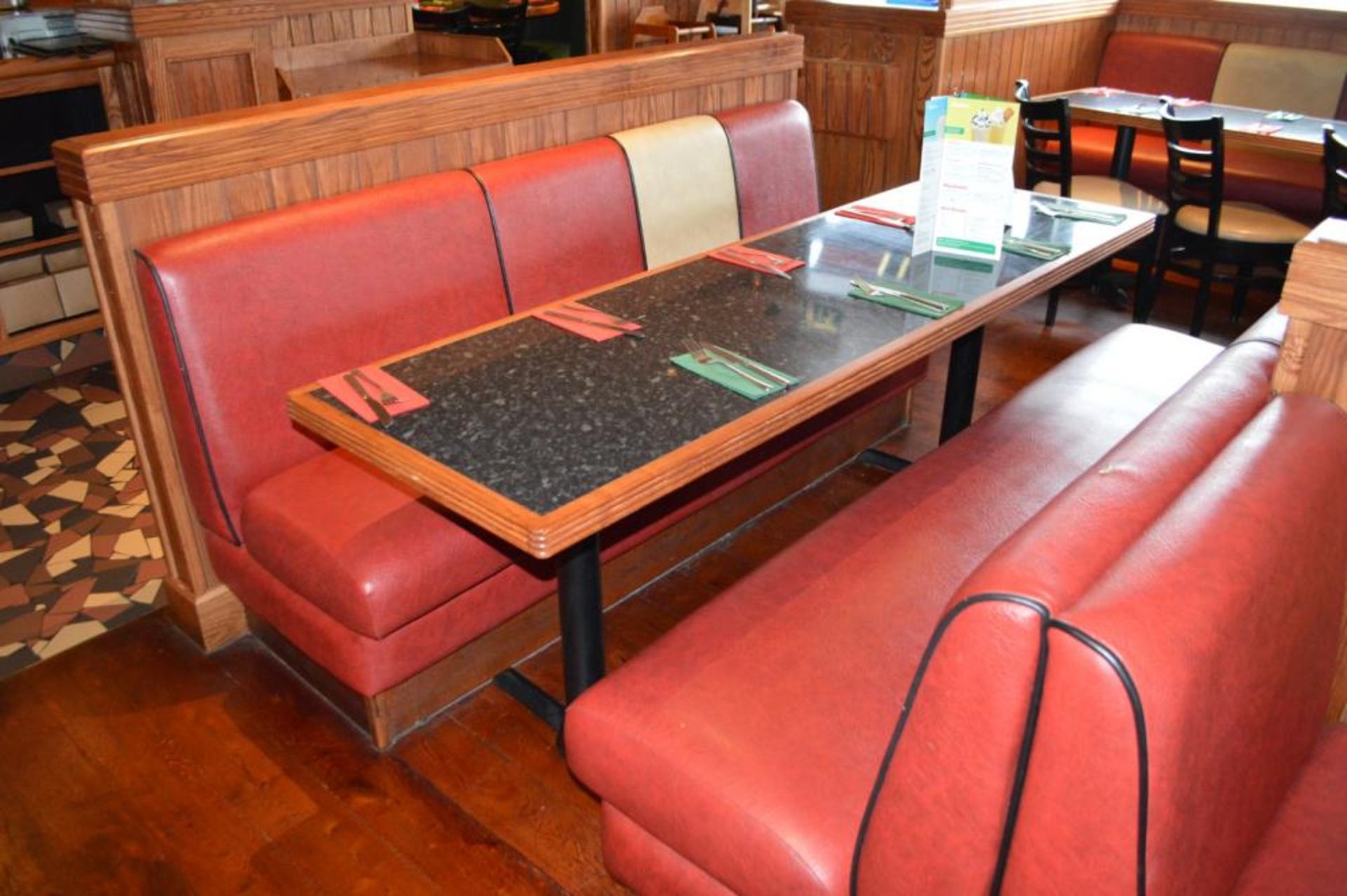 1 x Selection of Cosy Bespoke Seating Booths in a 1950's Retro American Diner Design With Dining Tab - Image 4 of 30