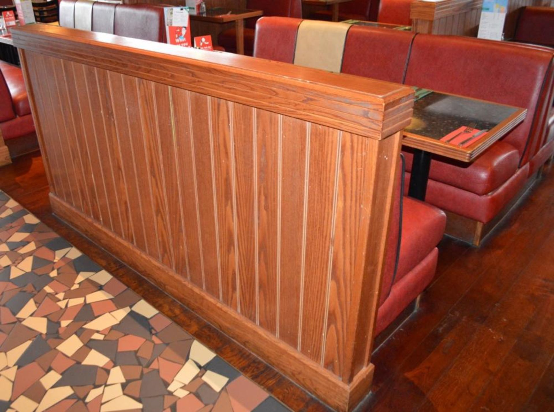 1 x Selection of Cosy Bespoke Seating Booths in a 1950's Retro American Diner Design With Dining Tab - Image 7 of 30