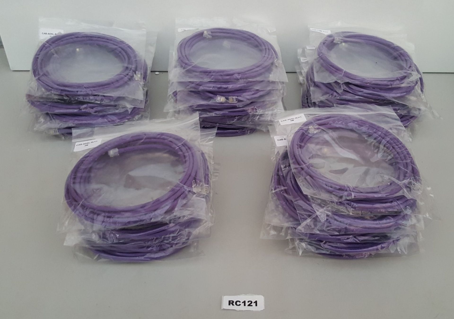 45 x 3M Ethernet Cables - Ref RC121 - CL011 - Location: Altrincham WA14