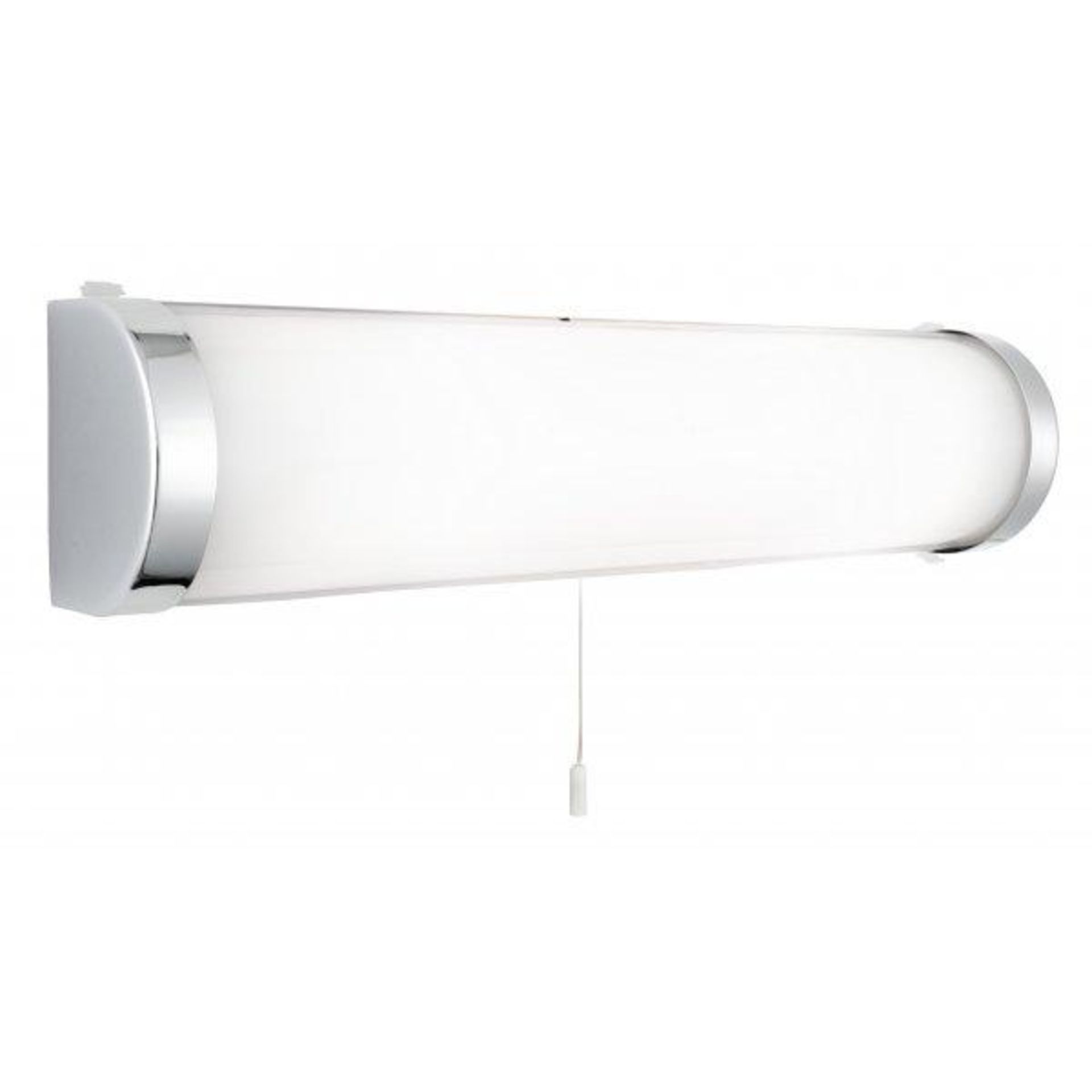 1 x Bathroom Lighting 2 Light Wall Light Polished Chrome - New Boxed Stock - CL364 - Ref: PAL Edin/1