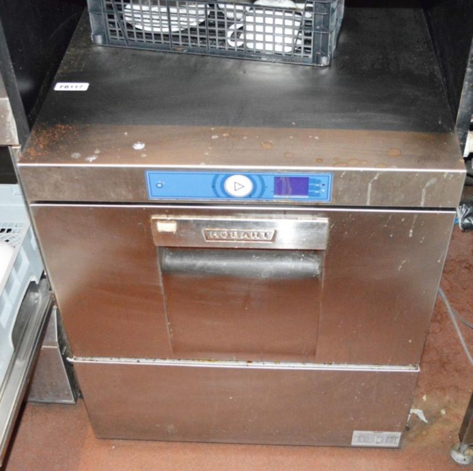 1 x Hobart Stainless Steel Undercounter Glass Washer - Model GXCS-11A - 2018 Model - Ref FB117 - CL3