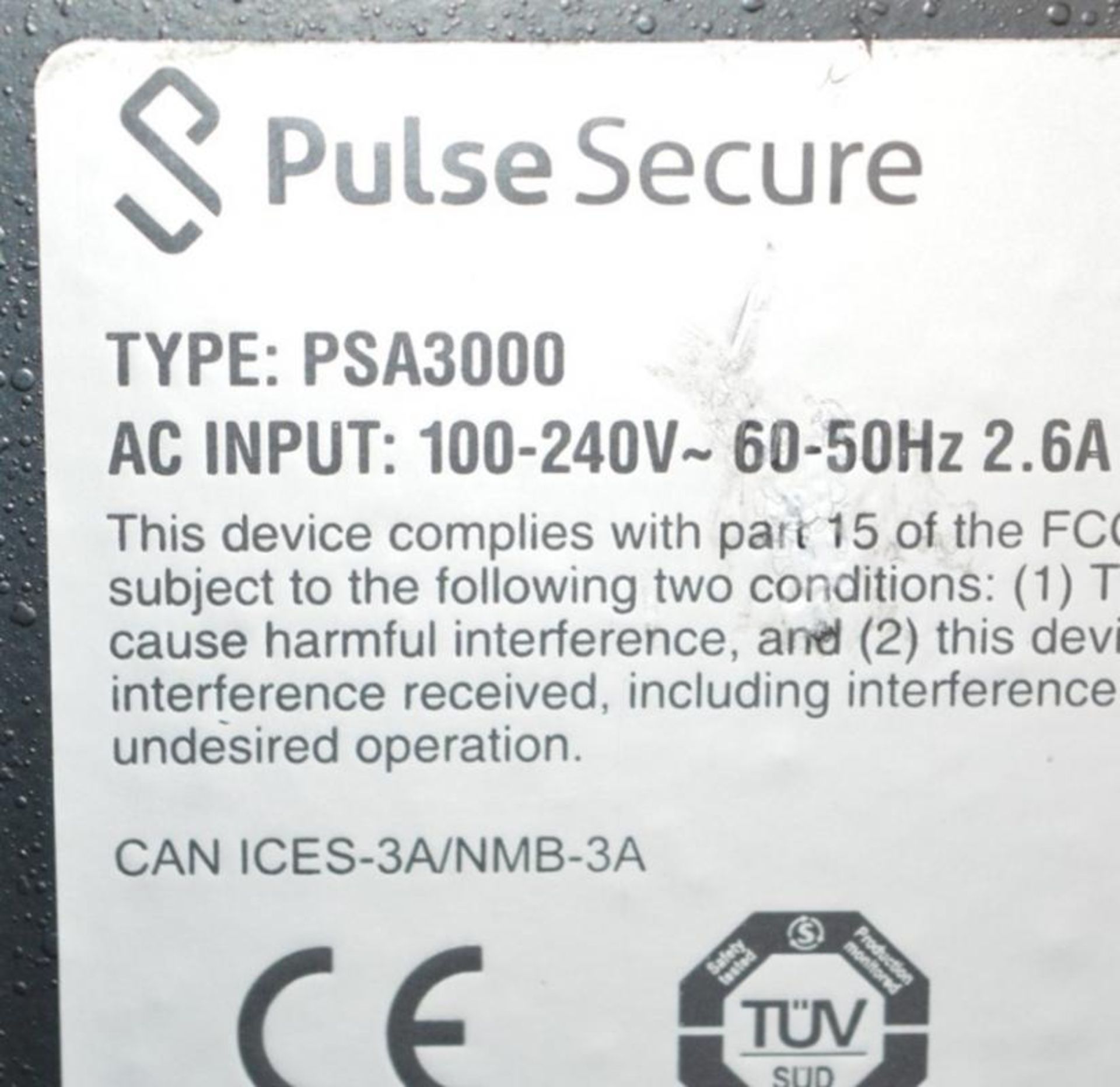 1 x Pulse Secure PSA3000 Security Appliance - CL285 - Ref JP327 F2 - Location: Altrincham WA14 - RRP - Image 3 of 5